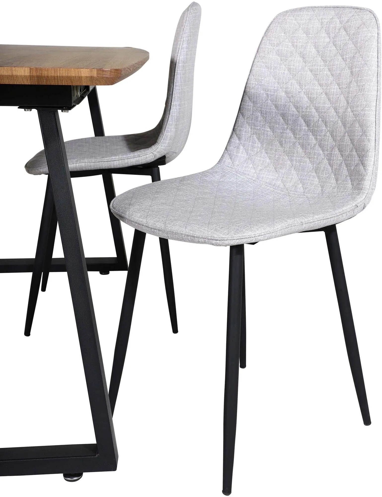 Inca Esszimmerset (Polar) 160cm/4St. in Braun / Schwarz präsentiert im Onlineshop von KAQTU Design AG. Esszimmerset ist von Venture Home