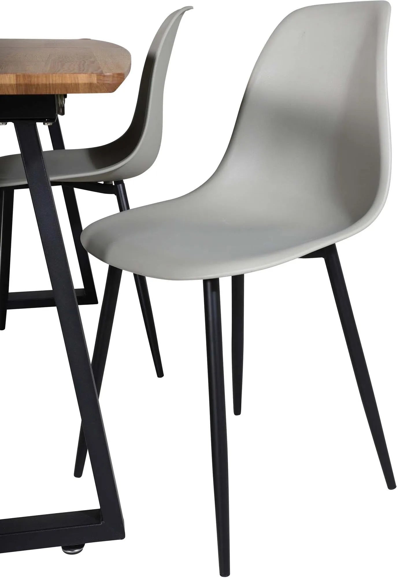 Inca Esszimmerset (Polar) 160cm/4St. in Braun / Schwarz präsentiert im Onlineshop von KAQTU Design AG. Esszimmerset ist von Venture Home