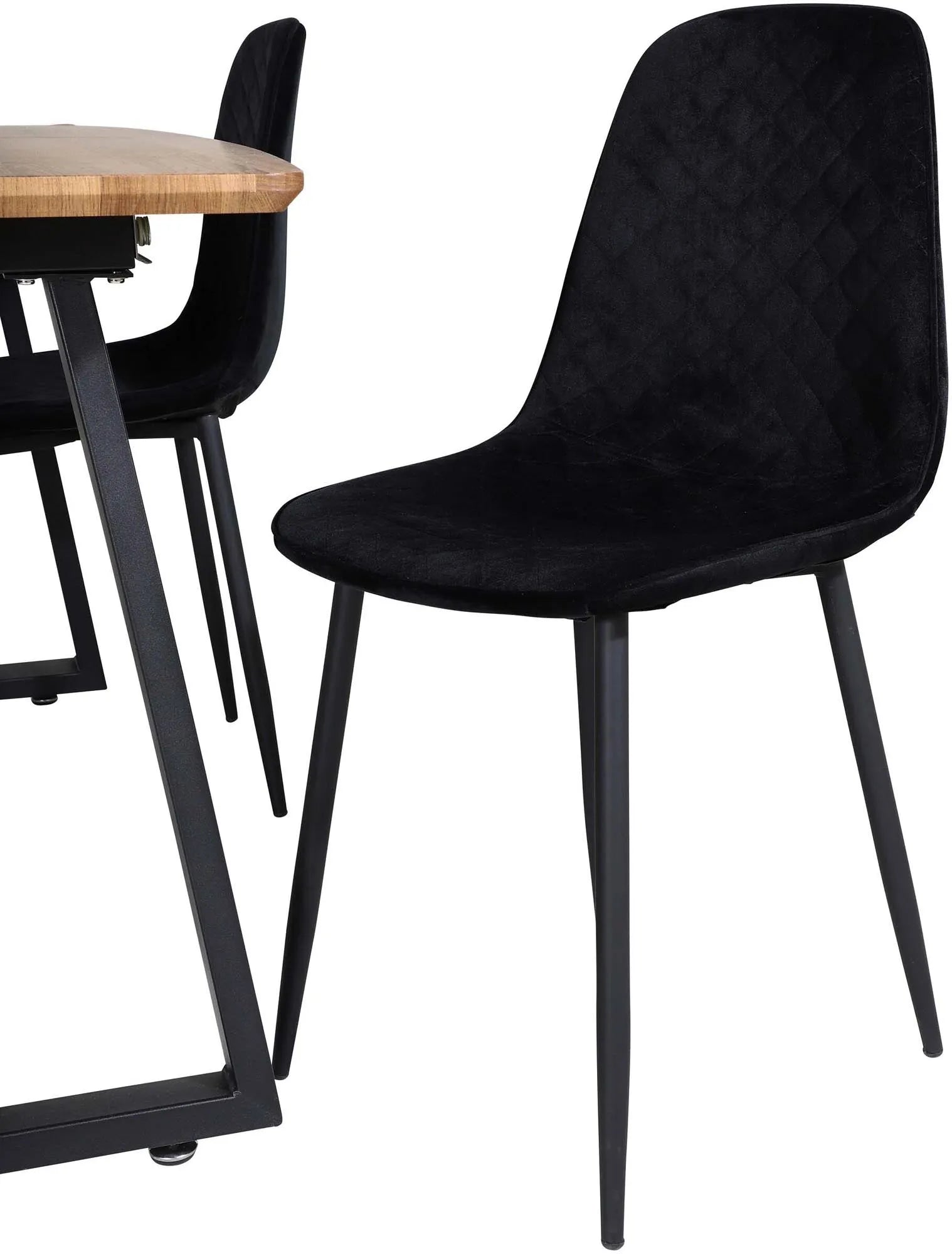 Inca Esszimmerset (Polar) 160cm/4St. in Braun / Schwarz präsentiert im Onlineshop von KAQTU Design AG. Esszimmerset ist von Venture Home