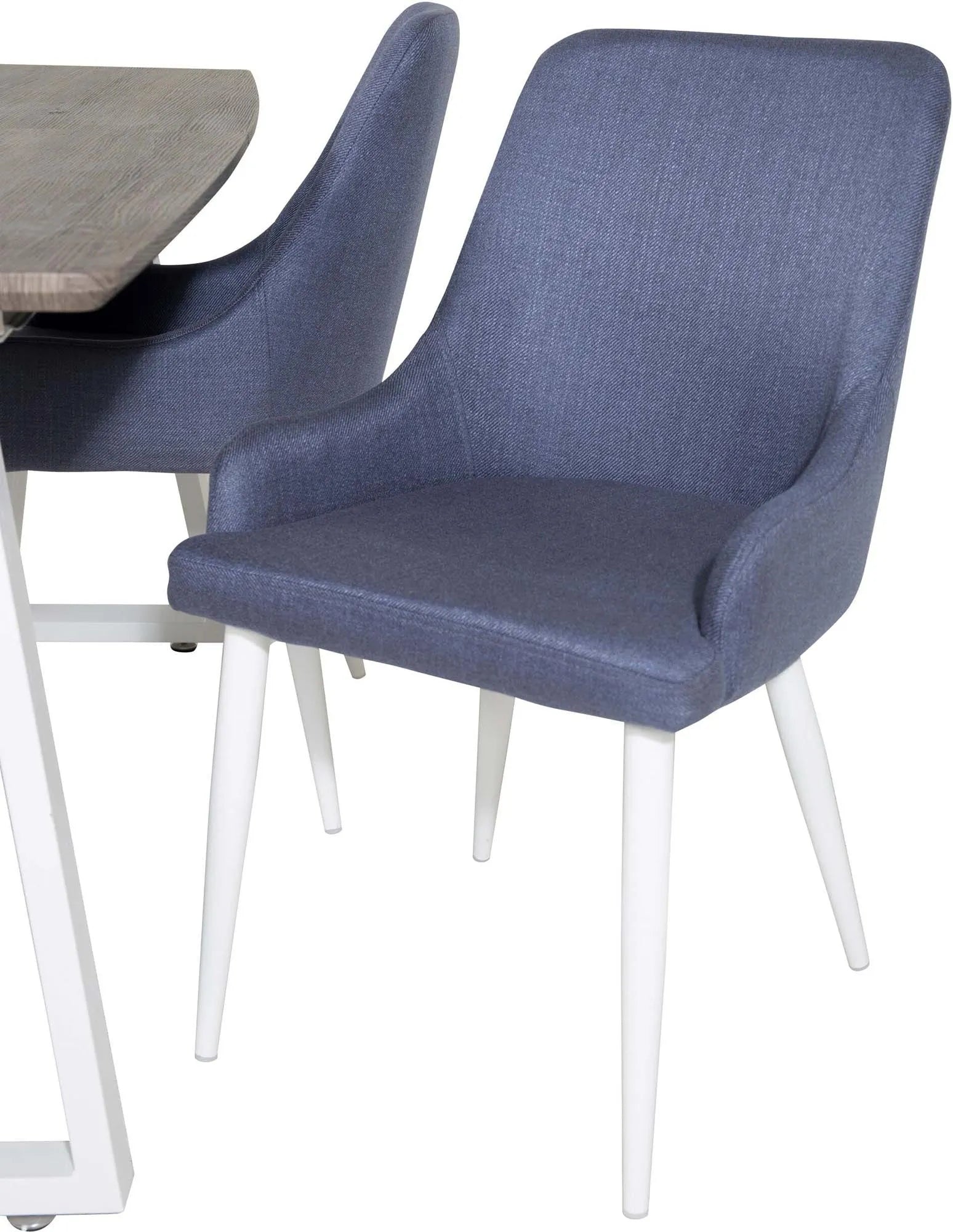 Inca Esszimmerset ausziehbar (Plaza) 160cm/4St. in Braun / Blau / Weiss präsentiert im Onlineshop von KAQTU Design AG. Esszimmerset ist von Venture Home