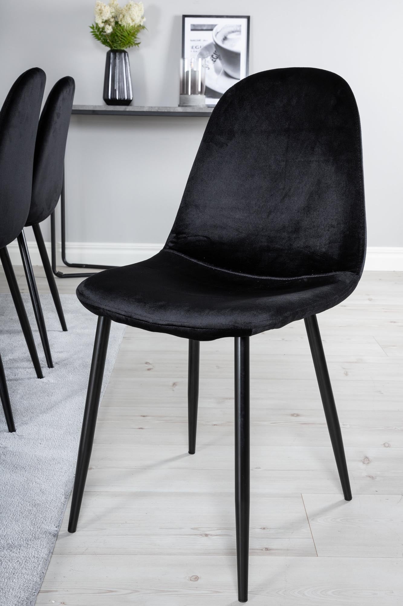 Marina Esszimmerset Polar 180cm/6St. in Schwarz präsentiert im Onlineshop von KAQTU Design AG. Esszimmerset ist von Venture Home