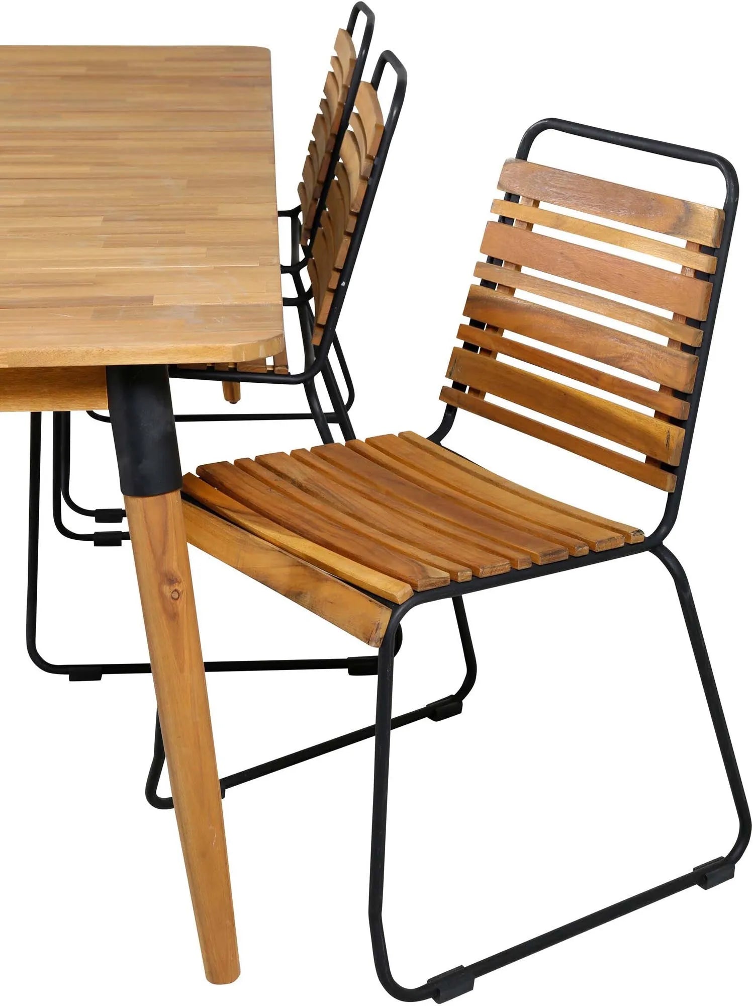 Julian Outdoor-Tischset + Bois 210cm/6St. - KAQTU Design