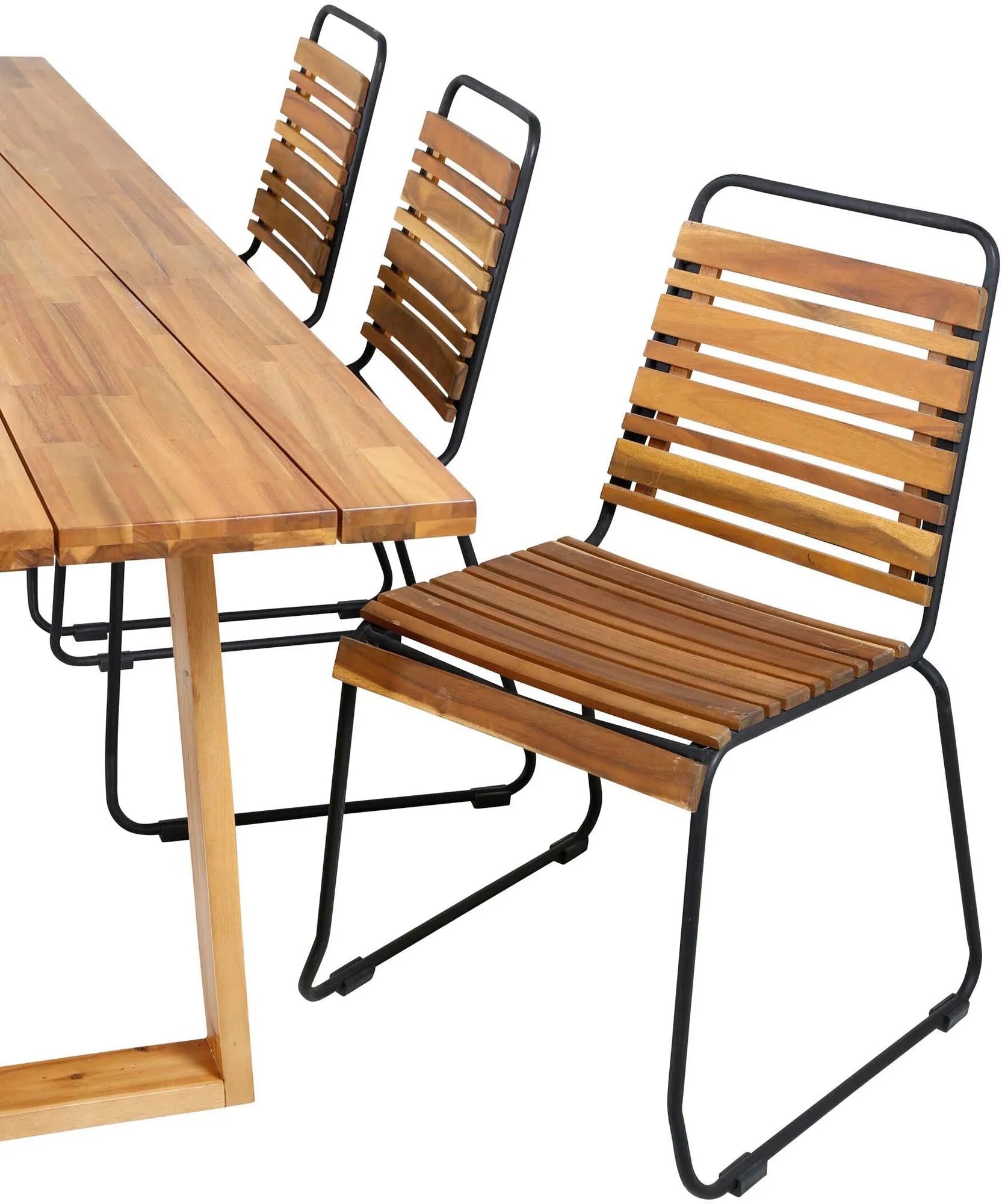 Plankton Outdoor-Tischset + Bois 220cm/6St. - KAQTU Design