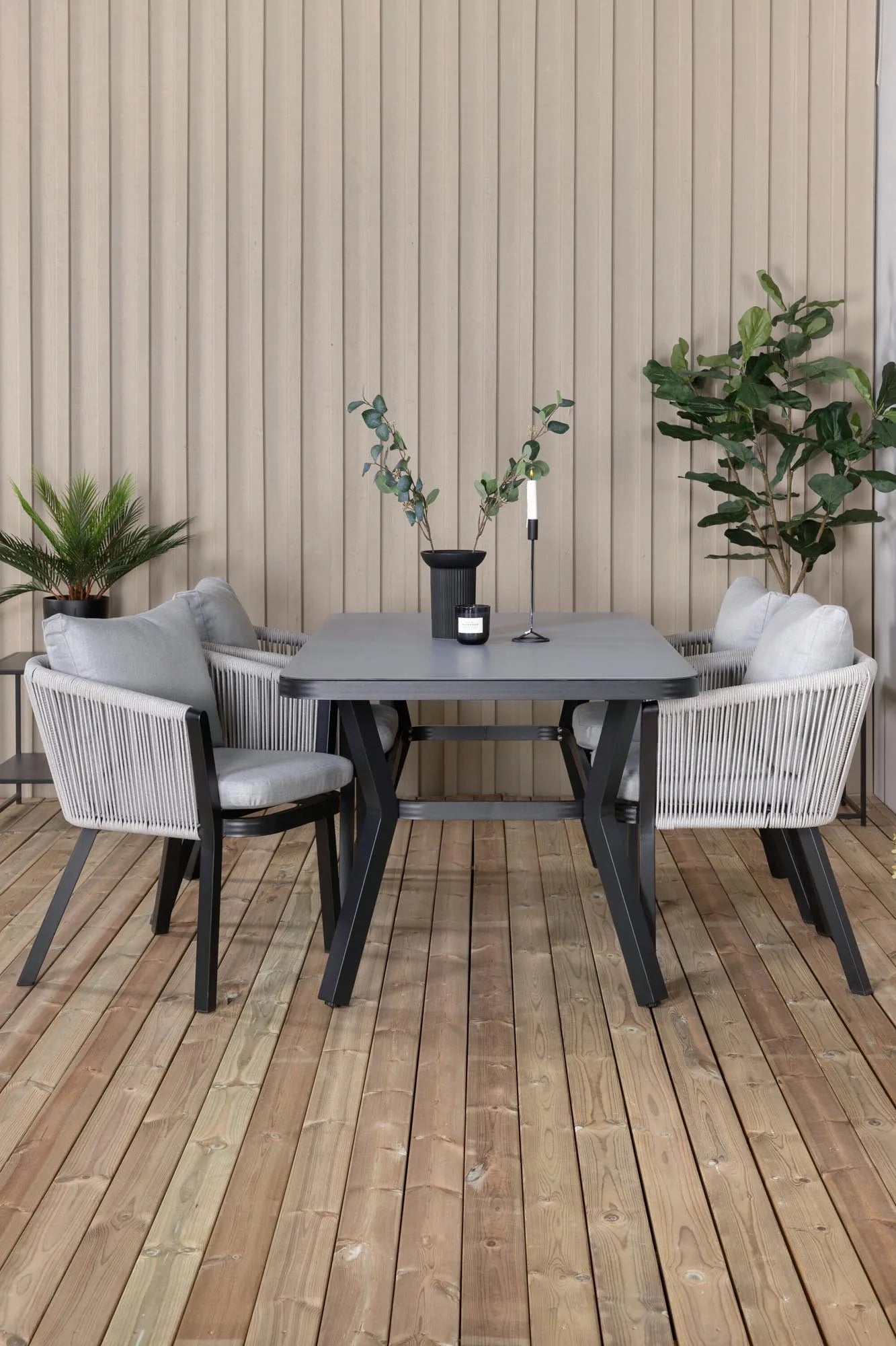 Virya Outdoor-Tischset 160cm/4St. - KAQTU Design