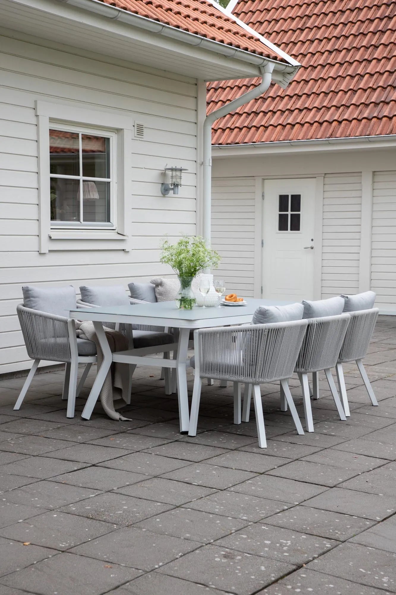 Virya Outdoor-Tischset 200cm/6St. - KAQTU Design