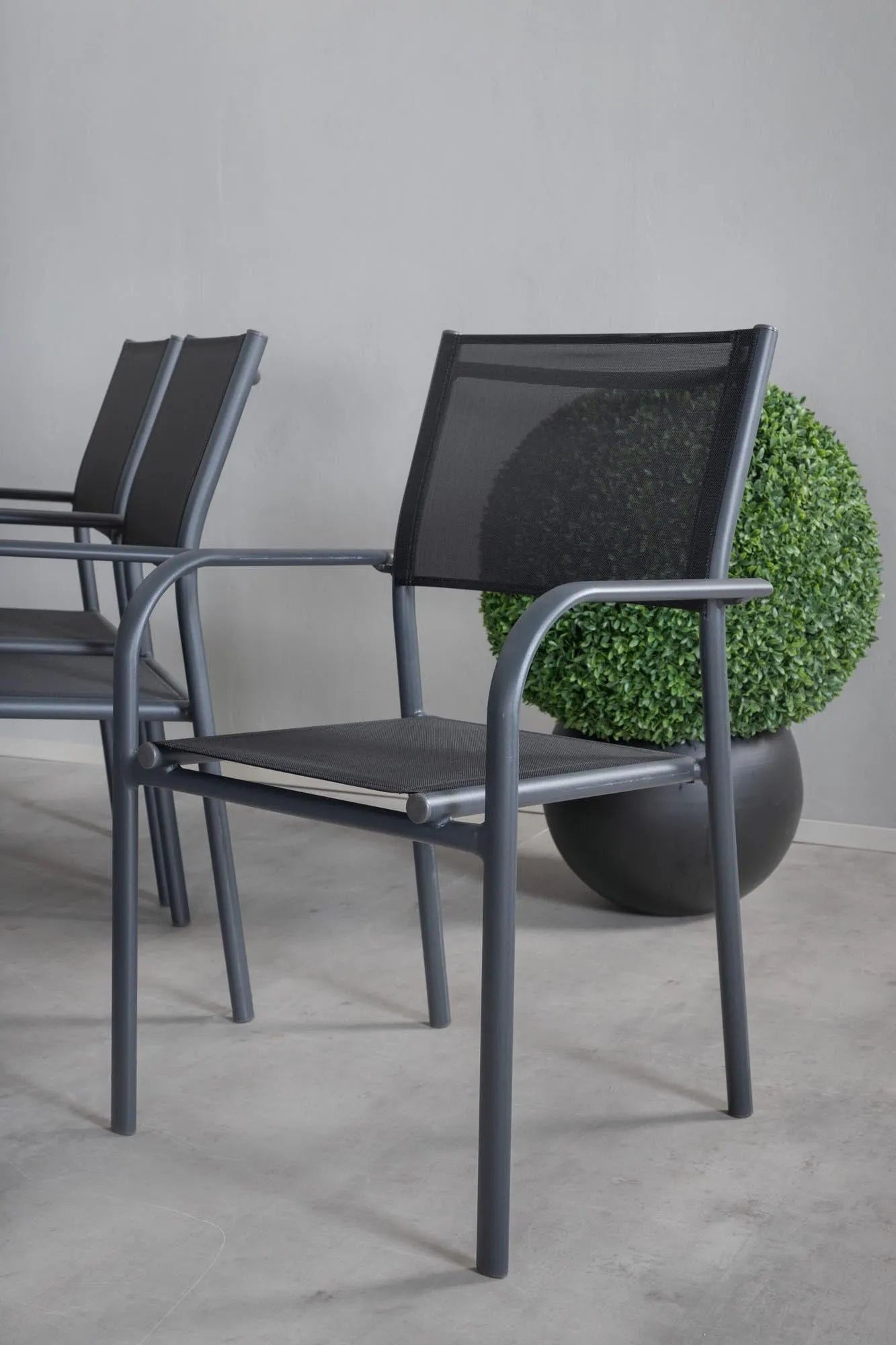 Paola Outdoor-Tischset + Santorini 200cm/6St. - KAQTU Design