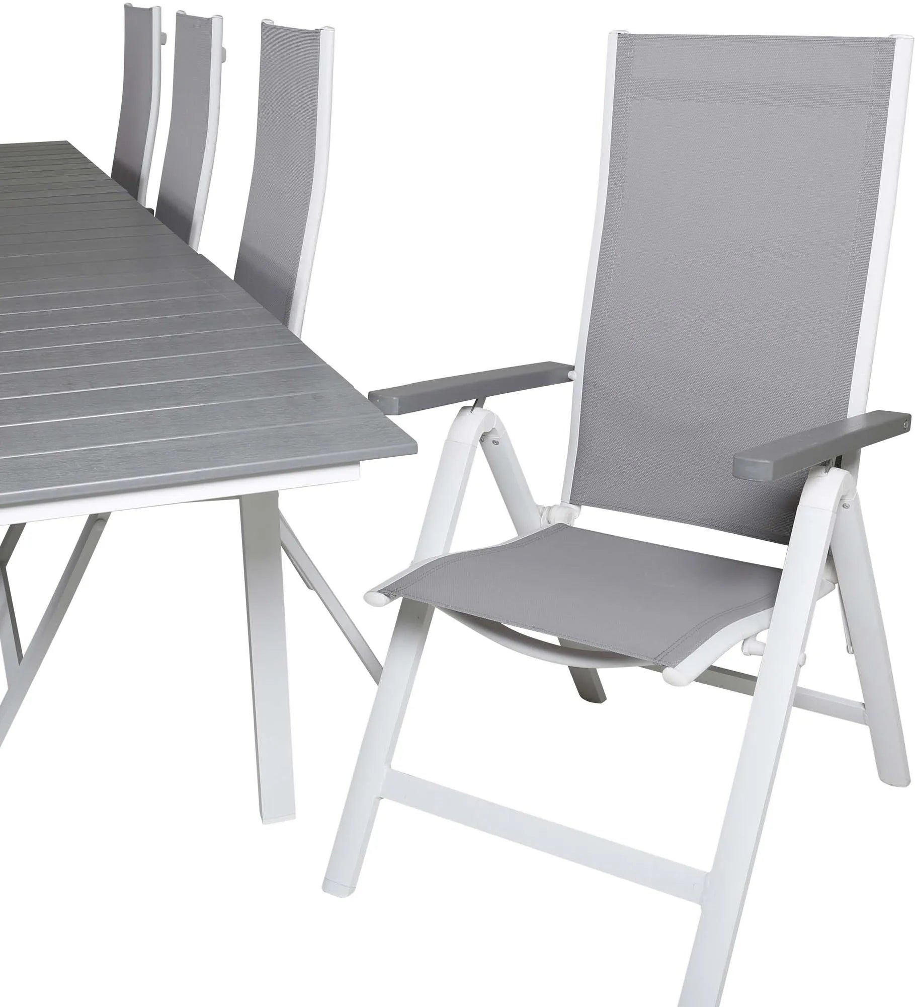 Levels Outdoor-Tischset + Albany 229cm/8St. - KAQTU Design