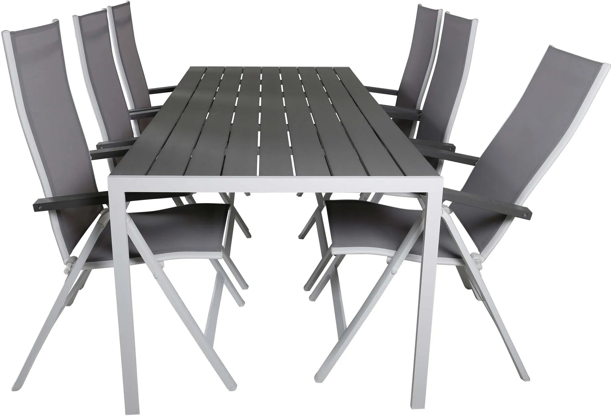 Break Outdoor-Tischset + Albany Light 205cm/6St. - KAQTU Design