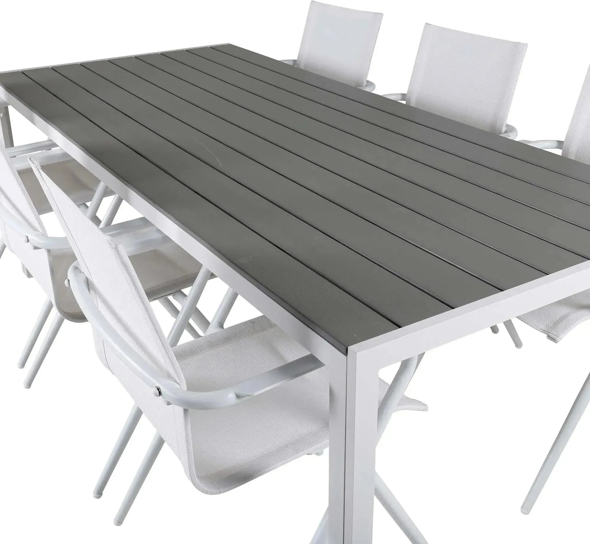 Break Outdoor-Tischset + Alina 205cm/6St. - KAQTU Design