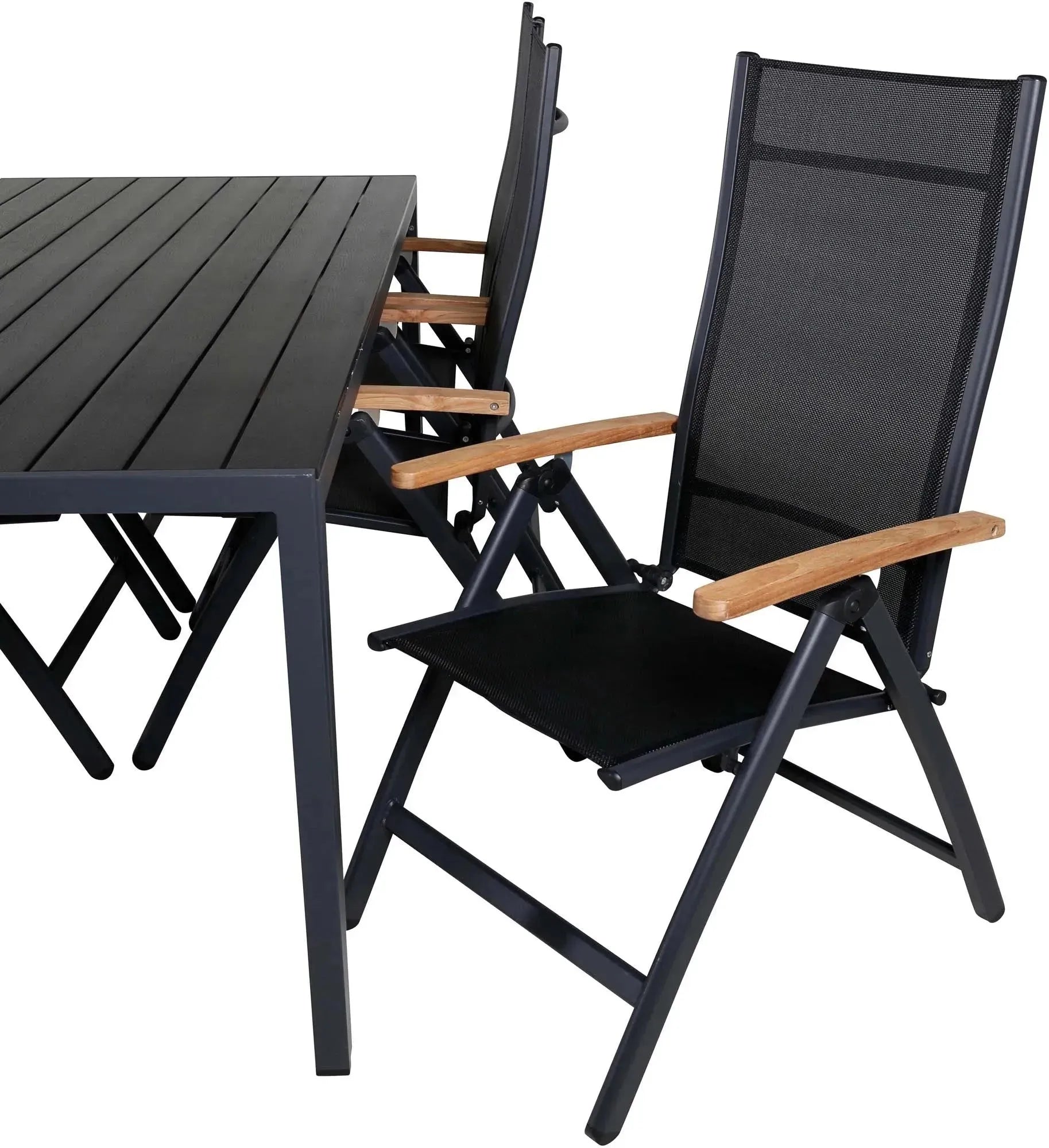 Break Outdoor-Tischset + Panama 205cm/6St. - KAQTU Design