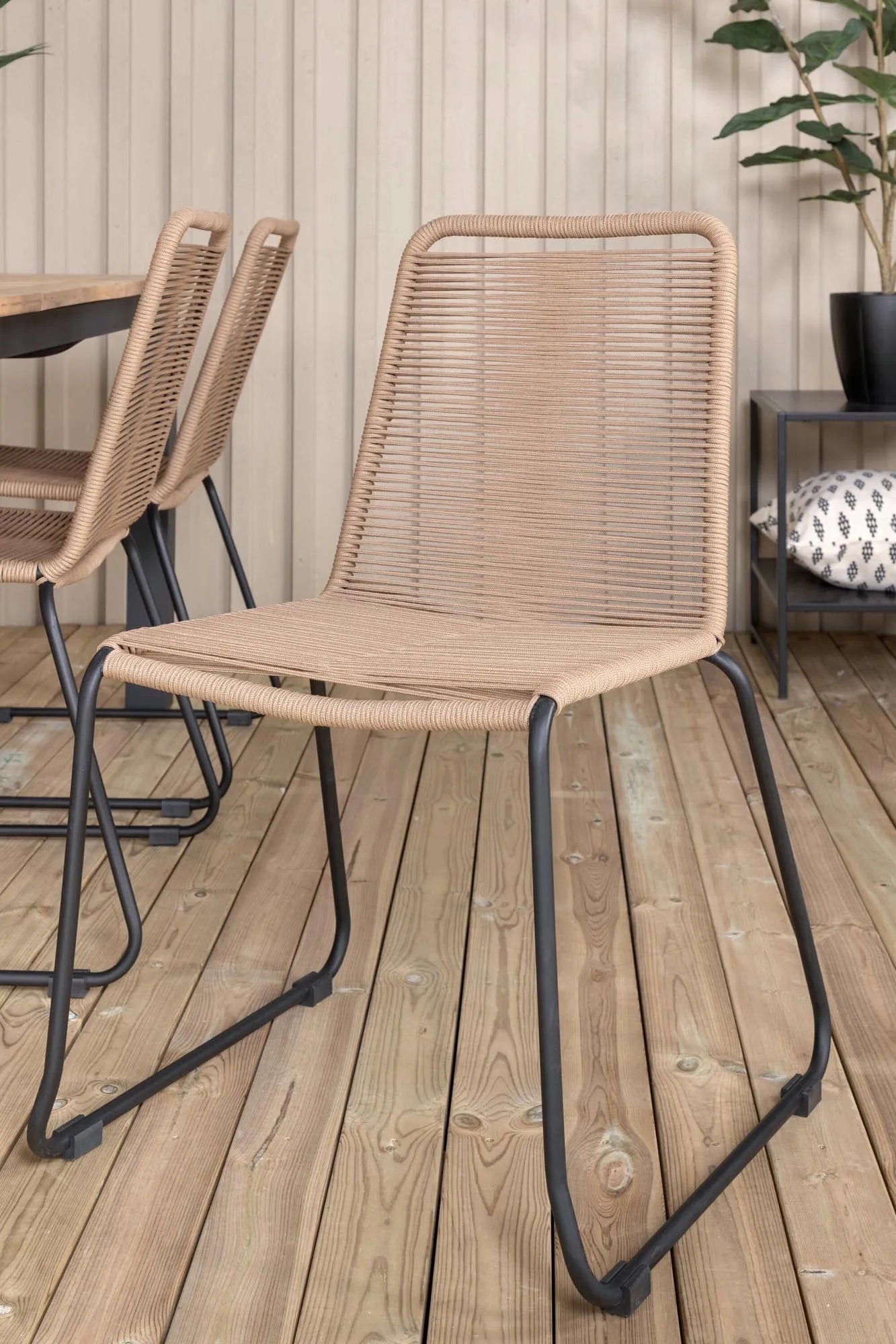 Panama Rechteckiges Ess-Set in Brown/Nature präsentiert im Onlineshop von KAQTU Design AG. Gartentischset ist von Venture Home