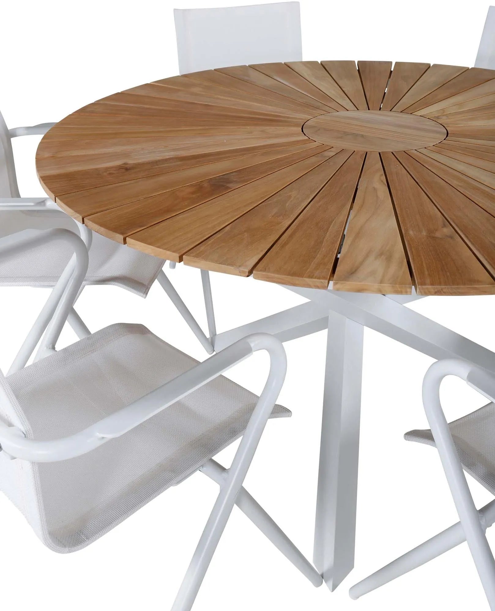 Mexiko Outdoor-Tischset + Alina ⌀140cm/6St. - KAQTU Design