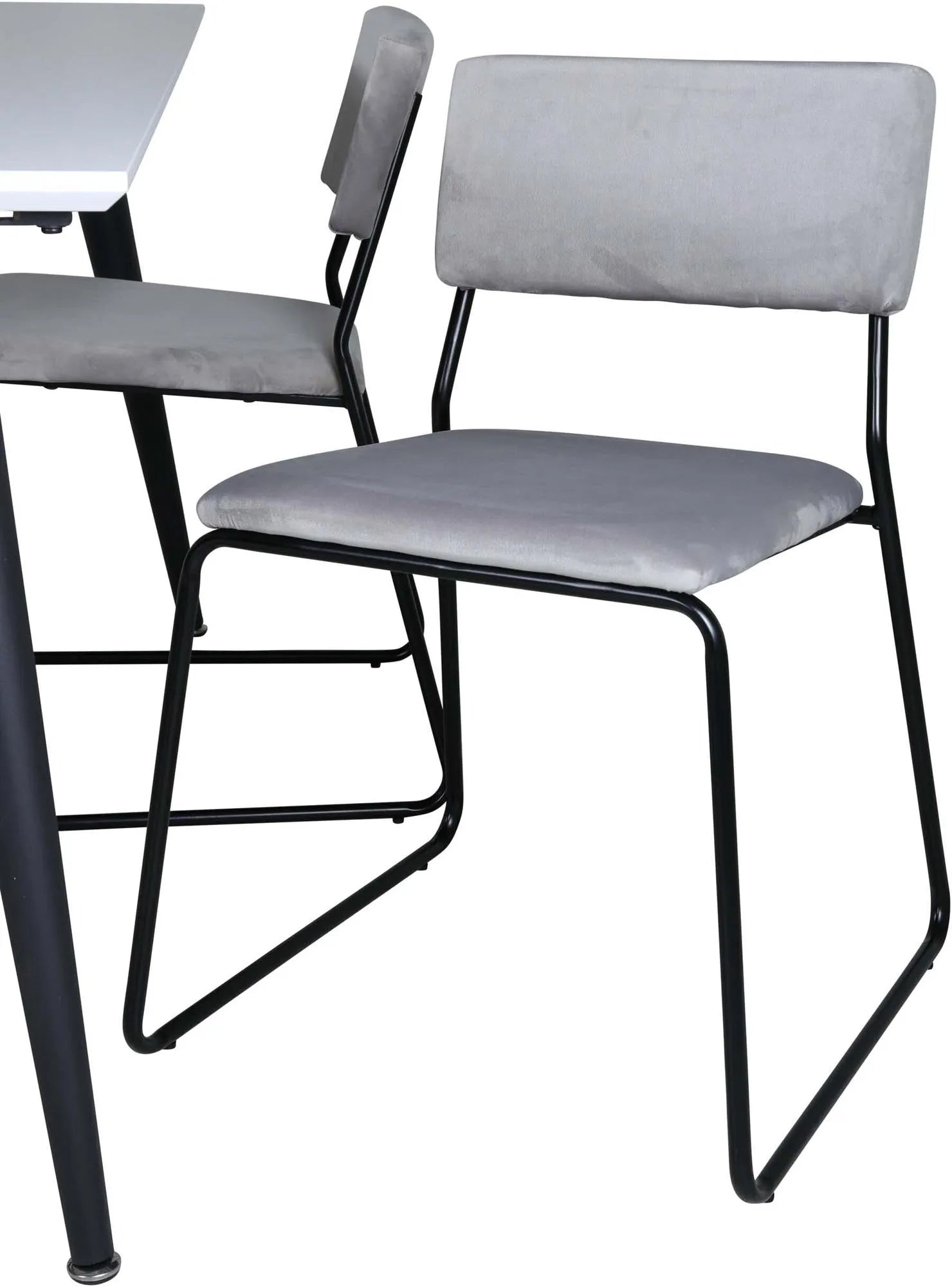 Jimmy Esszimmerset + Kenth 150cm/4St. in Schwarz präsentiert im Onlineshop von KAQTU Design AG. Esszimmerset ist von Venture Home