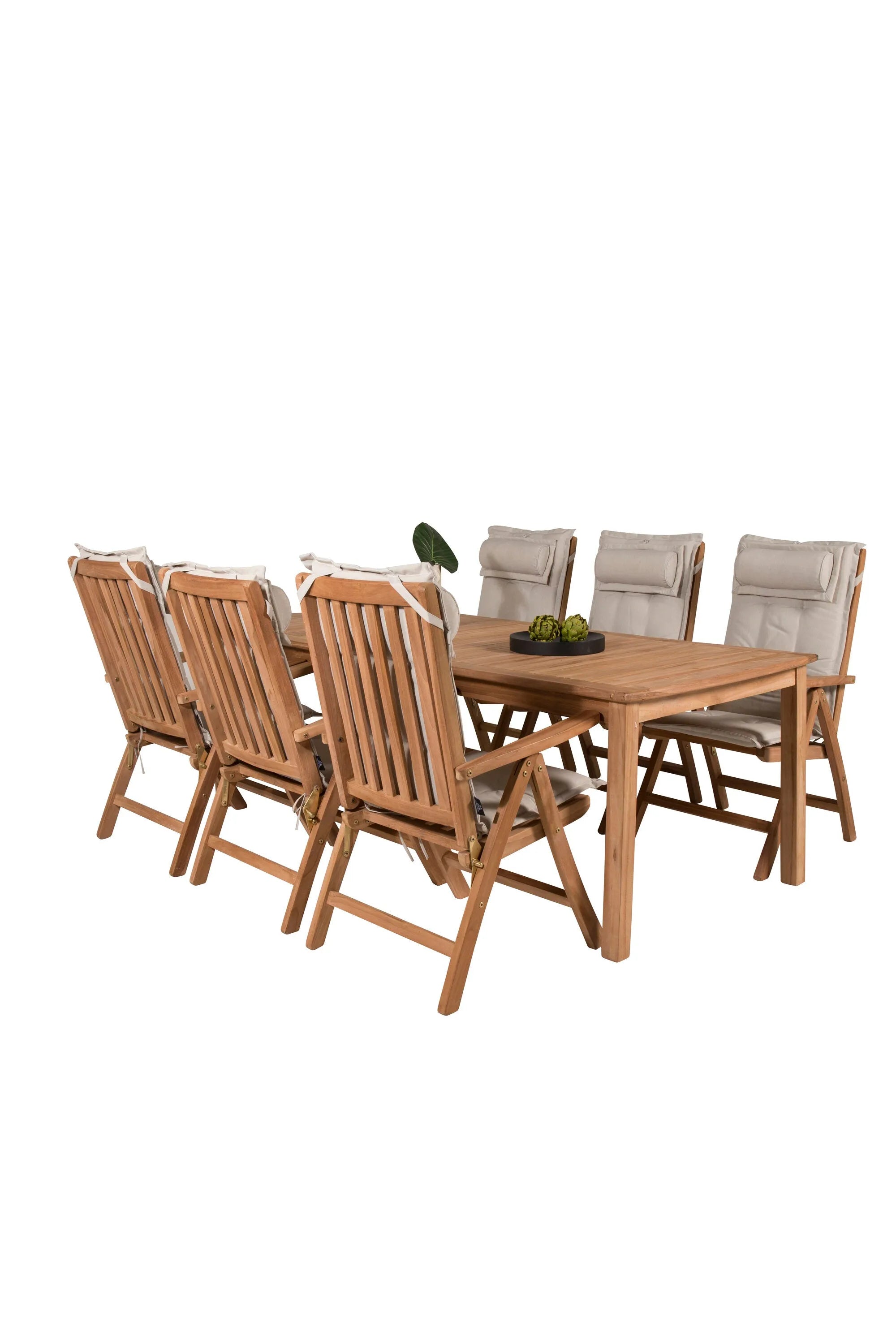 Rechteckiges Ess-Set Kenya in Nature/Nature präsentiert im Onlineshop von KAQTU Design AG. Gartentischset ist von Venture Home