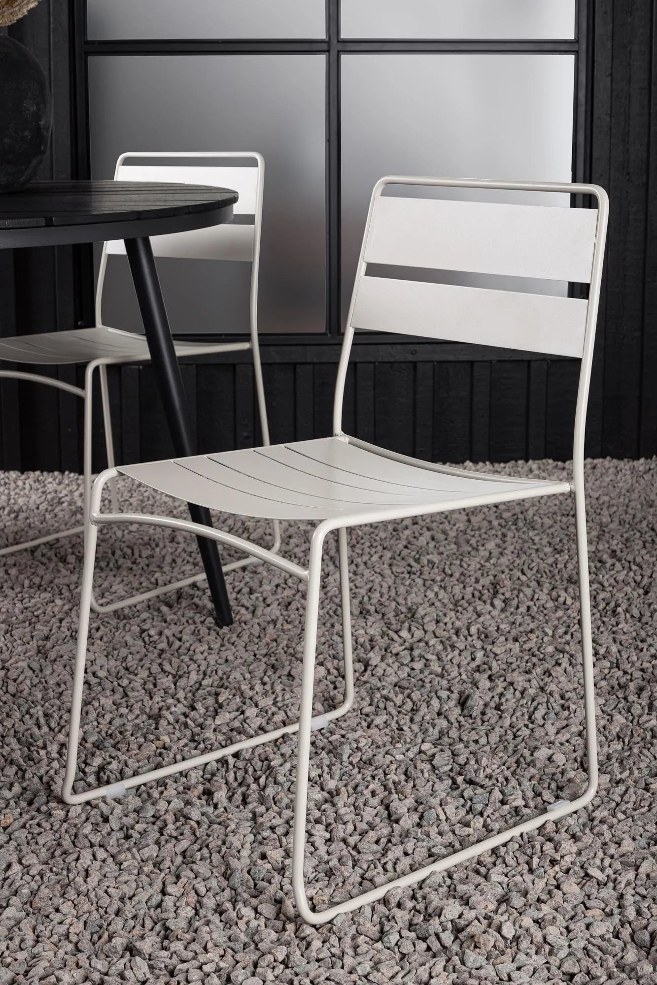 Break Outdoor-Tischset + Lina ⌀120cm/4St. - KAQTU Design