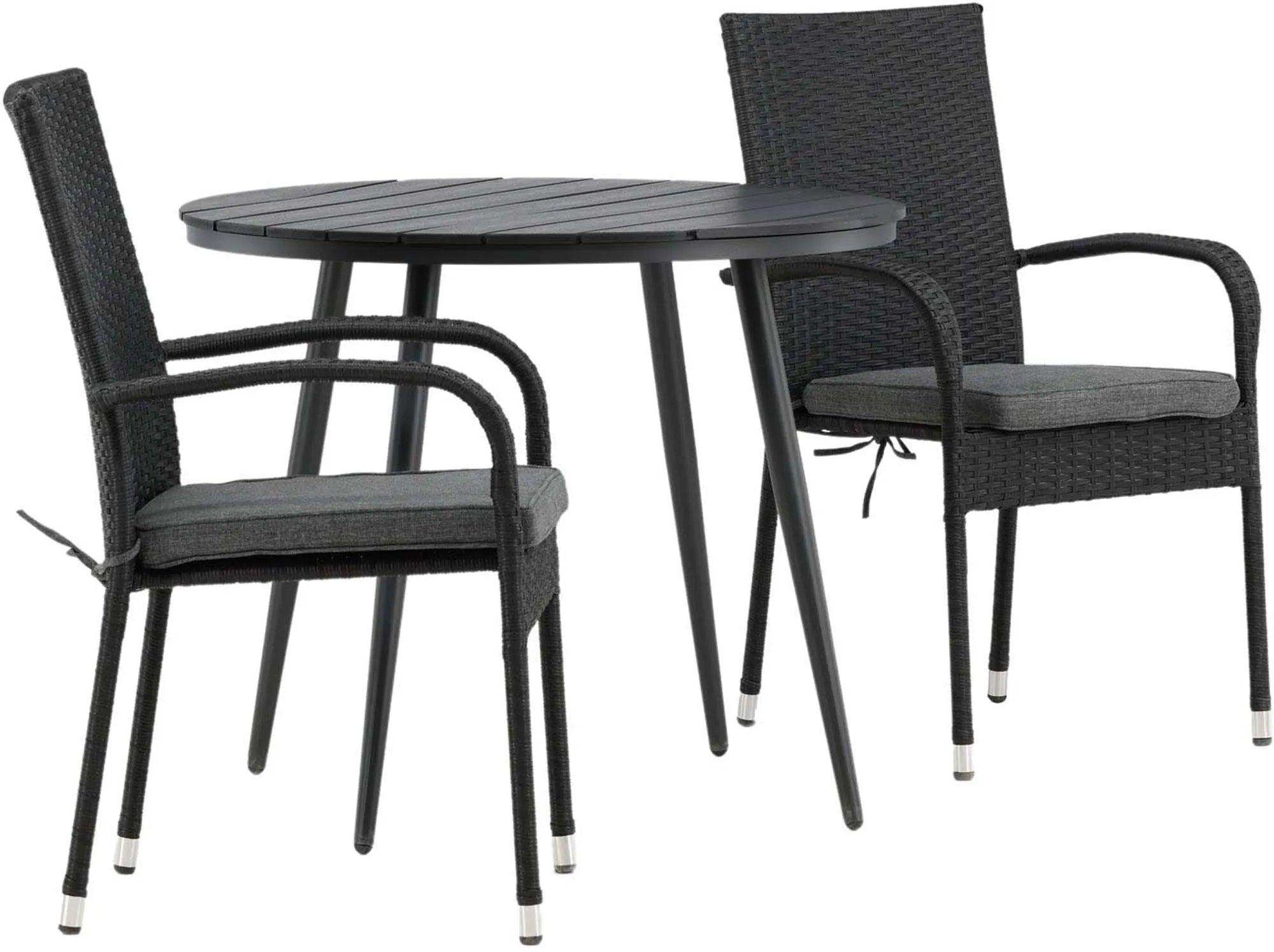 Break Outdoor-Tischset + Anna ⌀90cm/2St. - KAQTU Design