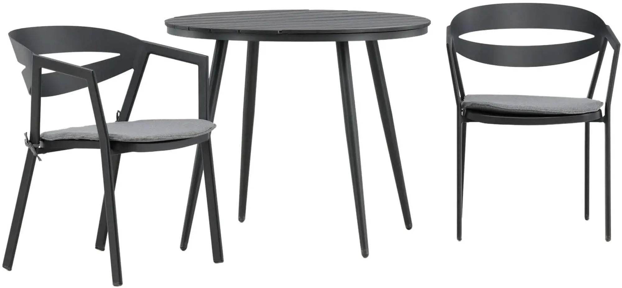 Break Outdoor-Tischset + Slit ⌀90cm/2St. - KAQTU Design