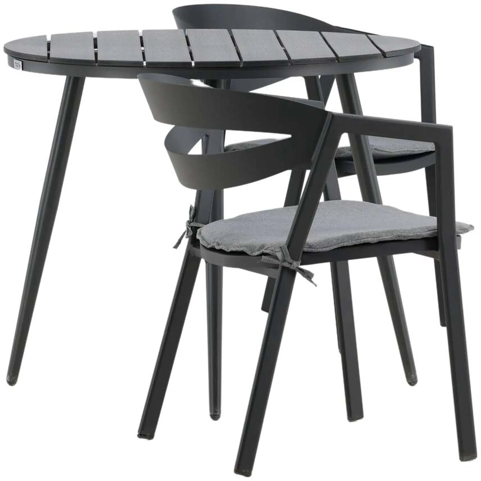 Break Outdoor-Tischset + Slit ⌀90cm/2St., Gartentischset, KAQTU Design