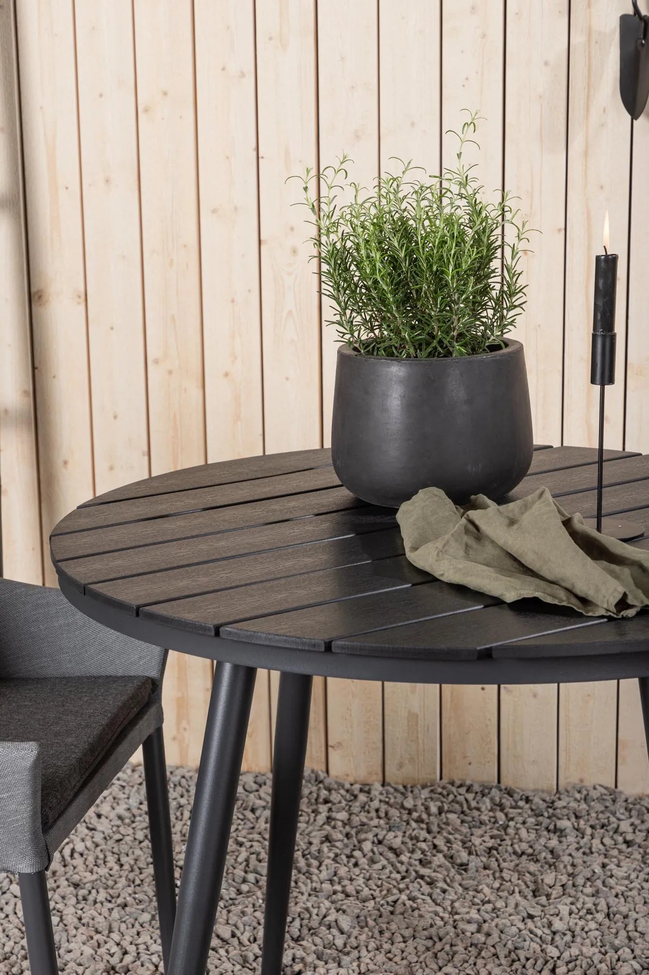 Break Outdoor-Tischset + Spoga ⌀90cm/2St. - KAQTU Design