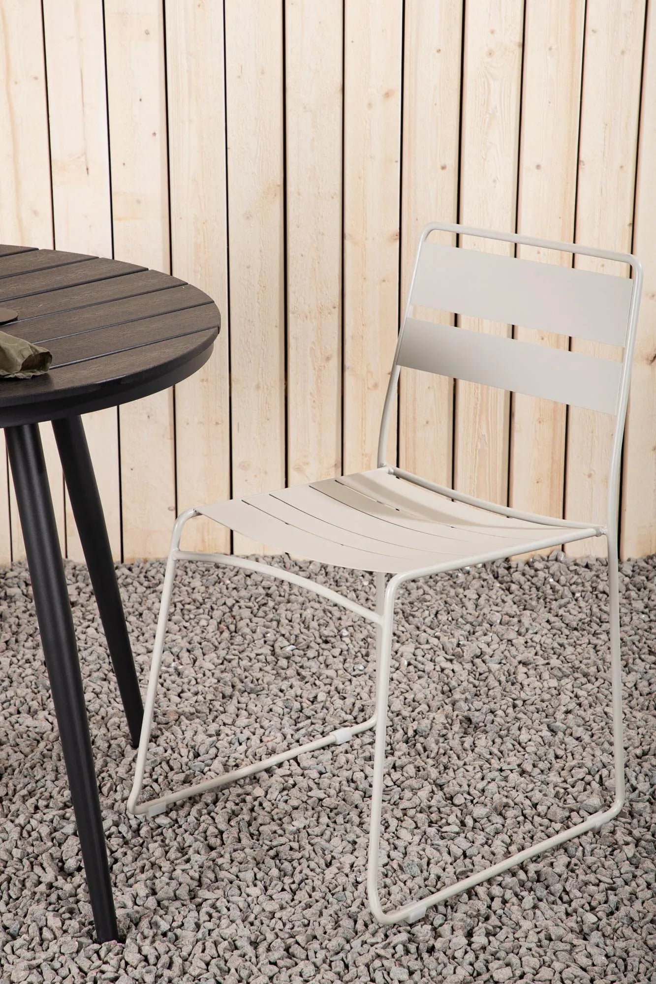 Break Outdoor-Tischset + Lina ⌀90cm/2St. - KAQTU Design