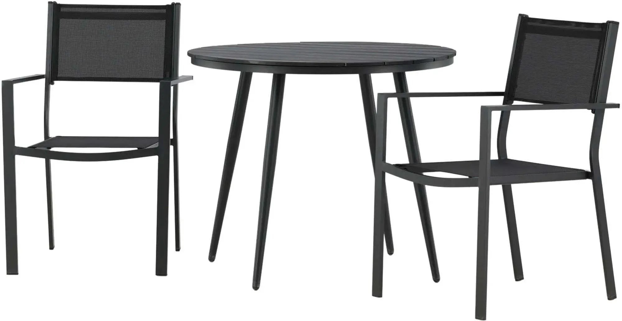 Break Outdoor-Tischset + Copacabana ⌀90cm/2St. - KAQTU Design