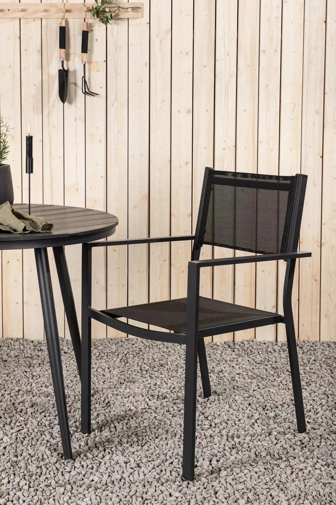 Break Outdoor-Tischset + Copacabana ⌀90cm/2St. - KAQTU Design