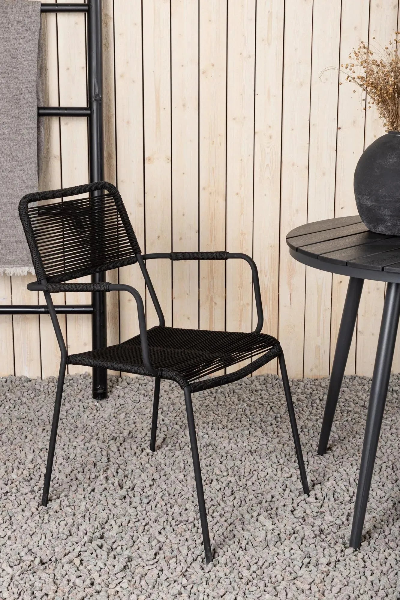 Break Outdoor-Tischset + Lindos Arm ⌀90cm/2St. - KAQTU Design