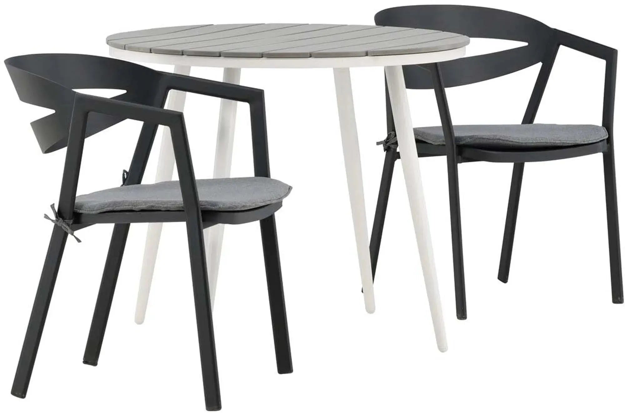 Break Outdoor-Tischset + Slit ⌀90cm/2St. - KAQTU Design