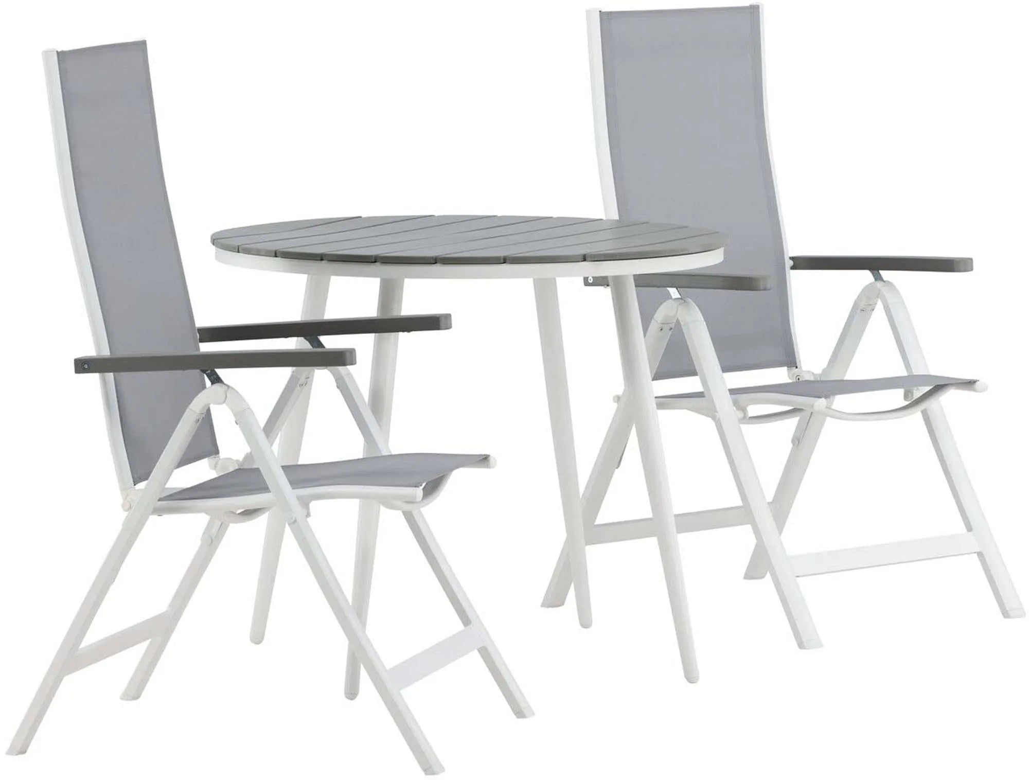 Break Outdoor-Tischset + Albany ⌀90cm/2St. - KAQTU Design