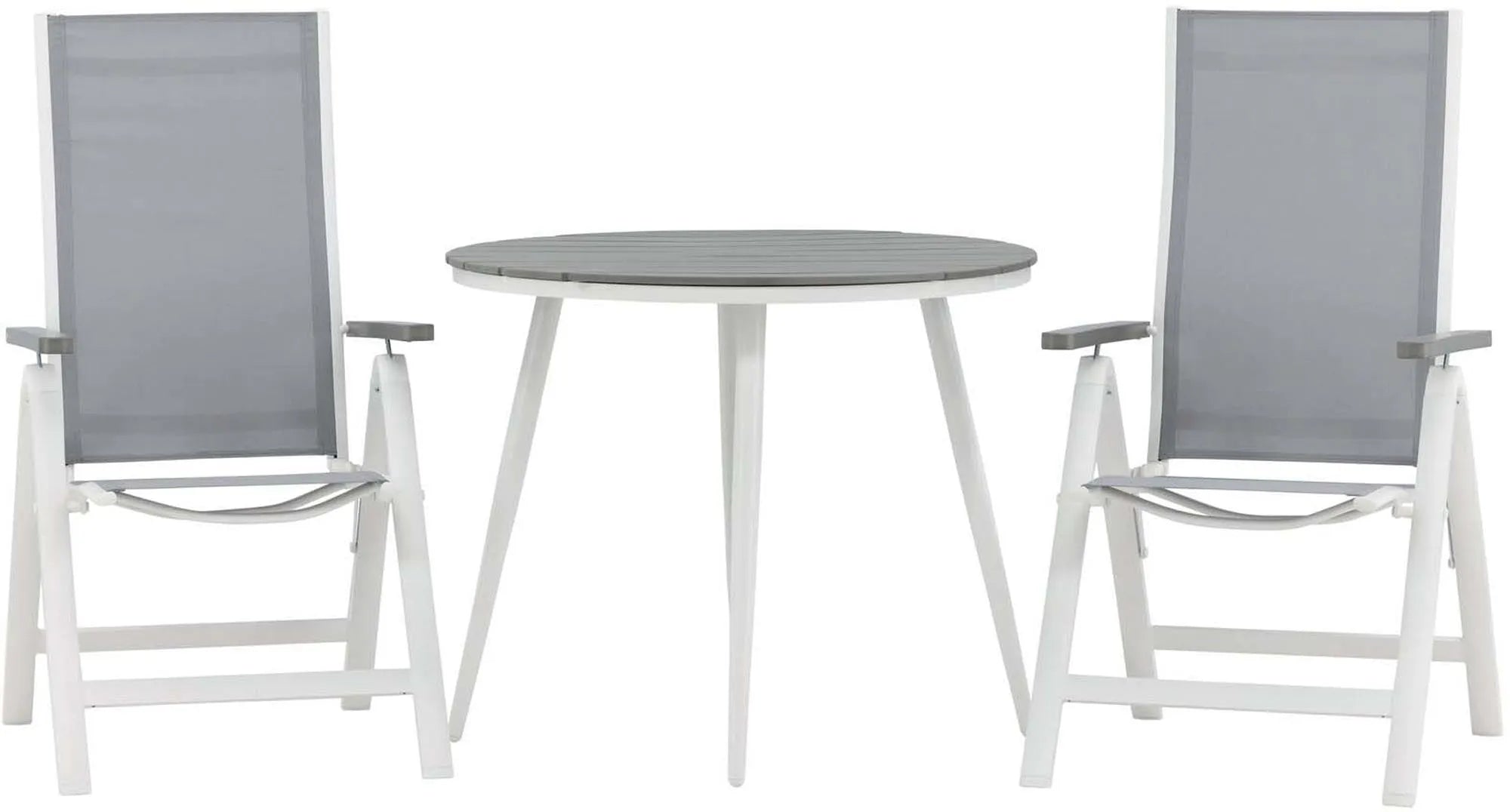 Break Outdoor-Tischset + Albany ⌀90cm/2St. - KAQTU Design