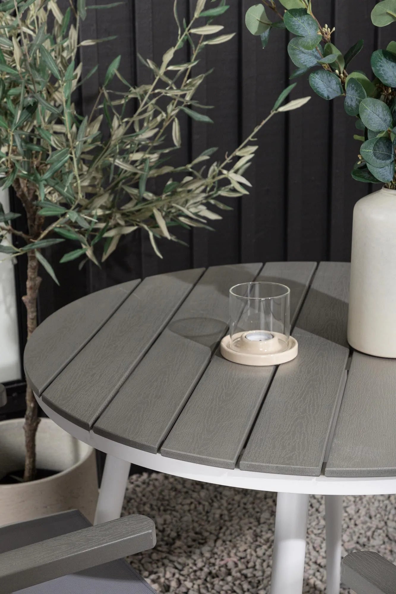 Break Outdoor-Tischset + Albany ⌀90cm/2St. - KAQTU Design