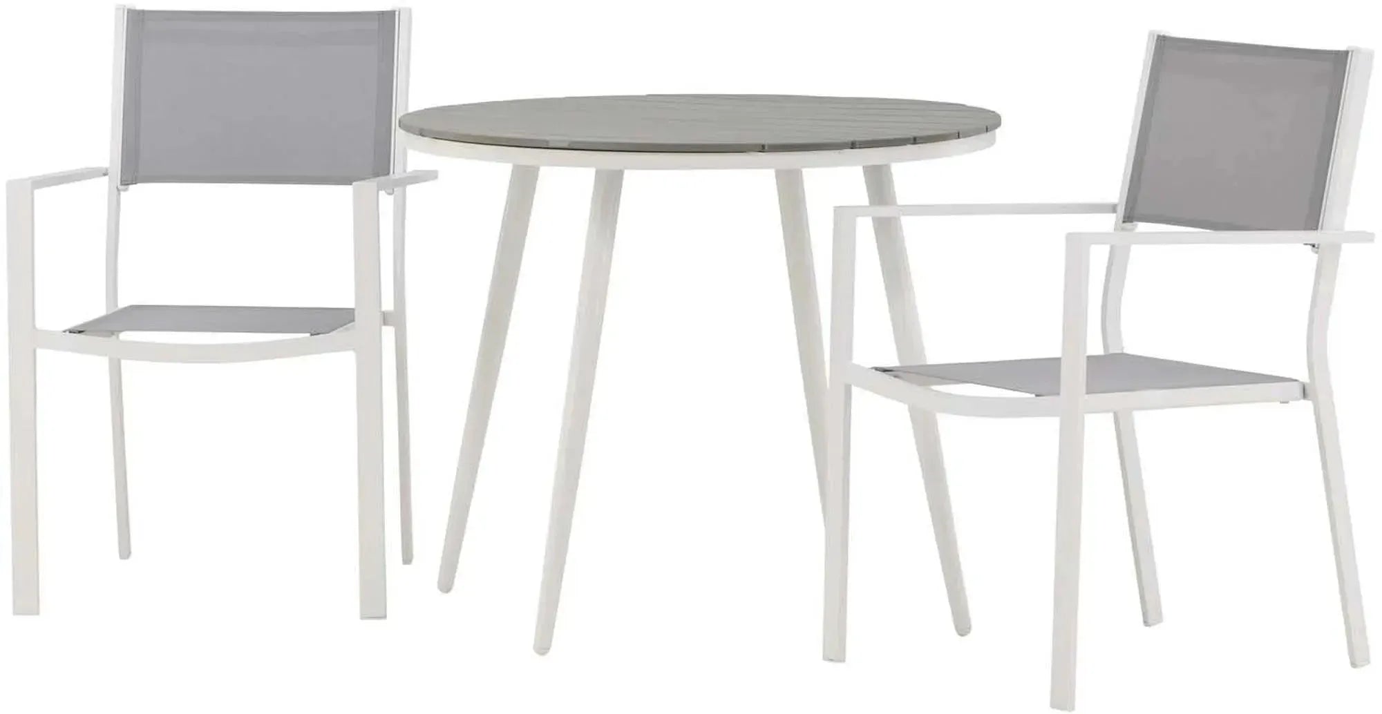 Break Outdoor-Tischset + Copacabana ⌀90cm/2St. - KAQTU Design