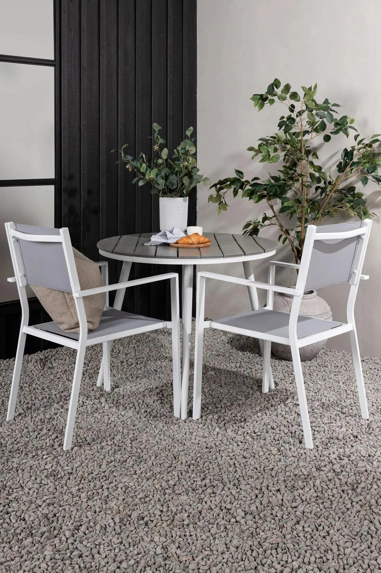 Break Outdoor-Tischset + Copacabana ⌀90cm/2St. - KAQTU Design