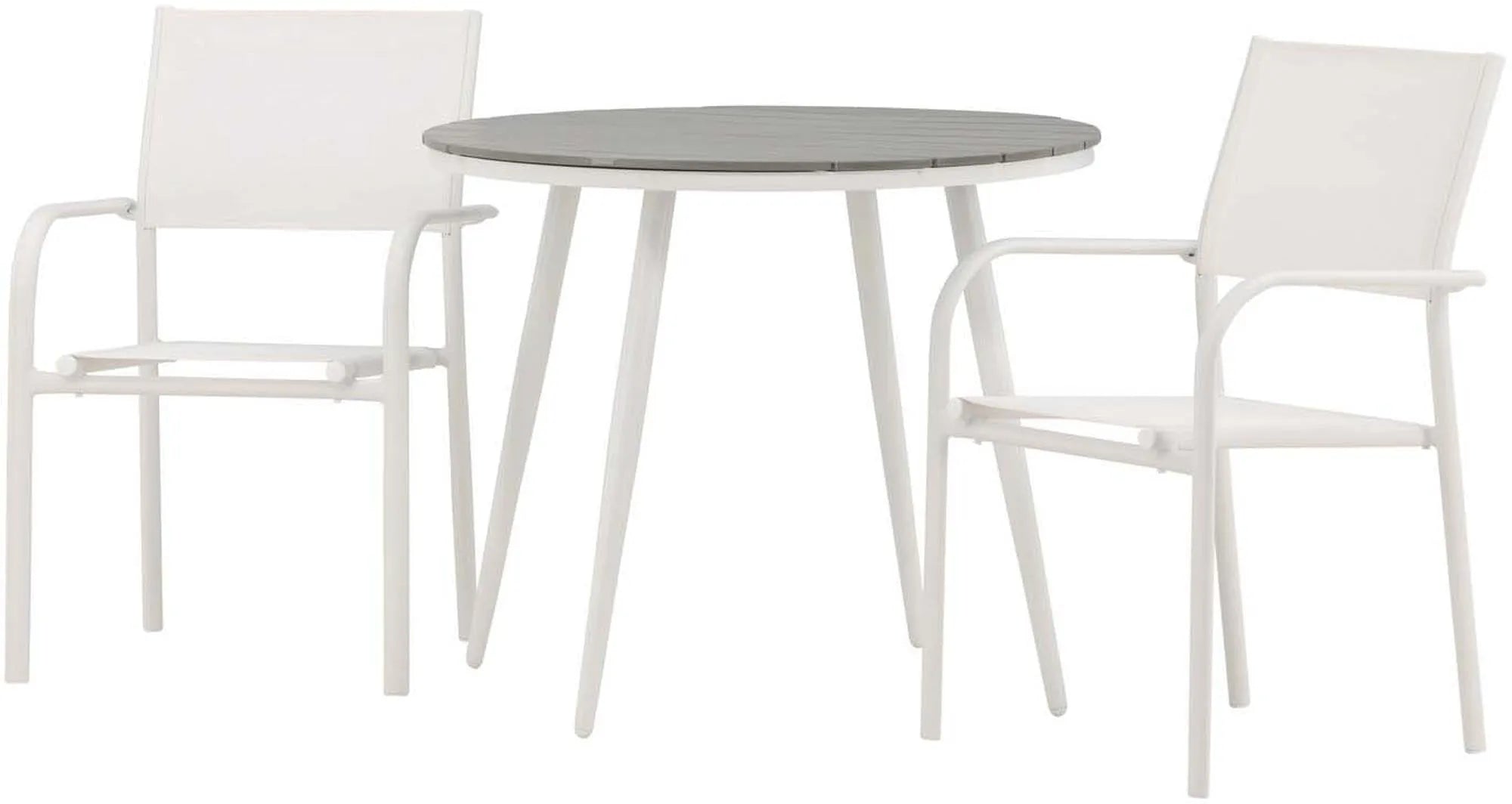 Break Outdoor-Tischset + Santorini ⌀90cm/2St. - KAQTU Design