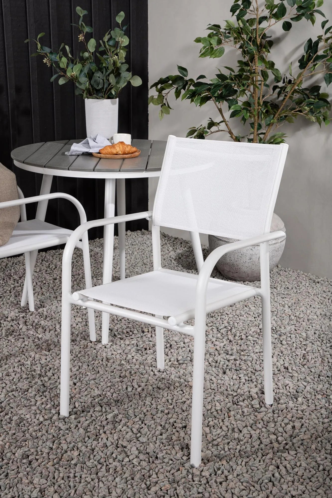 Break Outdoor-Tischset + Santorini ⌀90cm/2St. - KAQTU Design