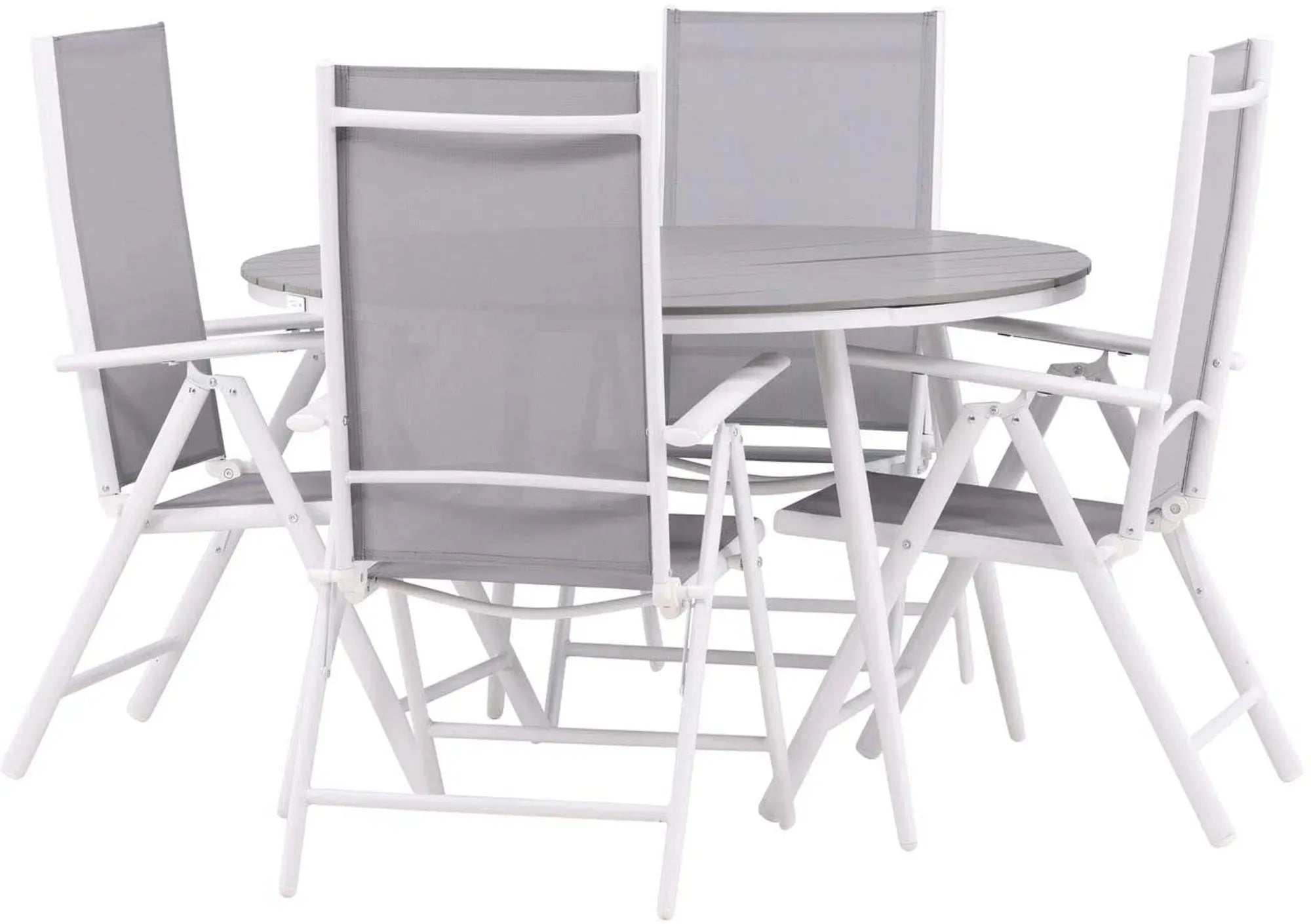 Break Outdoor-Tischset ⌀120cm/4St. - KAQTU Design