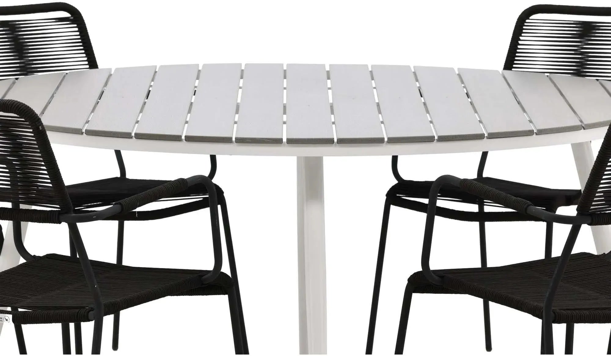 Break Outdoor-Tischset + Lindos Arm ⌀150cm/4St. - KAQTU Design