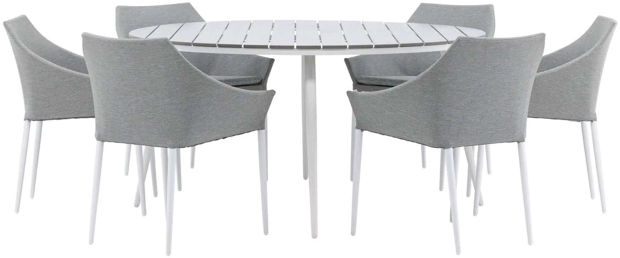 Break Outdoor-Tischset + Spoga ⌀150cm/6St. - KAQTU Design