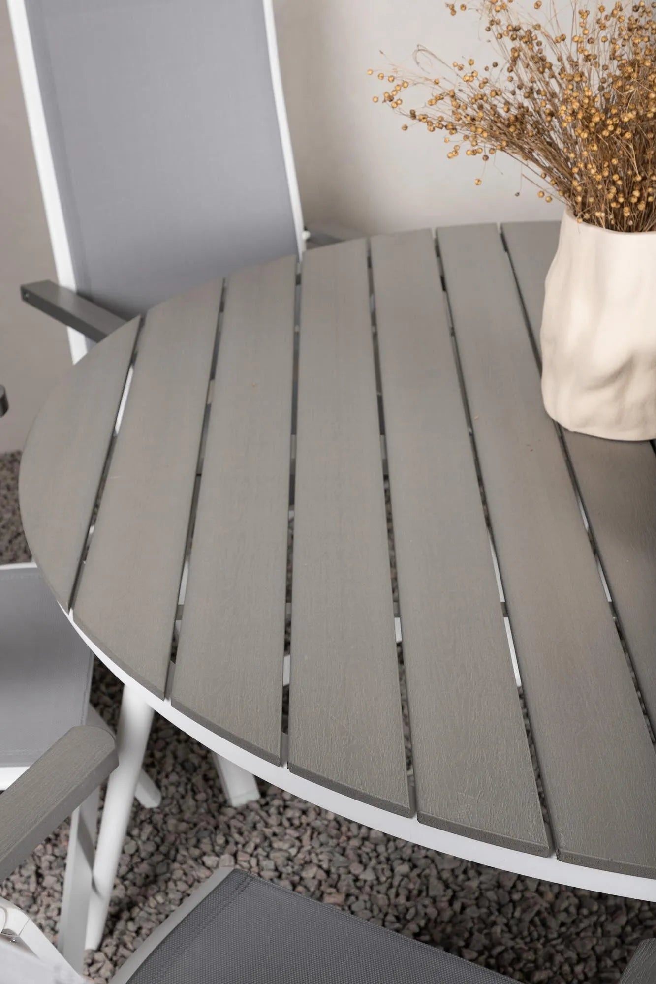 Break Outdoor-Tischset + Albany ⌀150cm/6St. - KAQTU Design