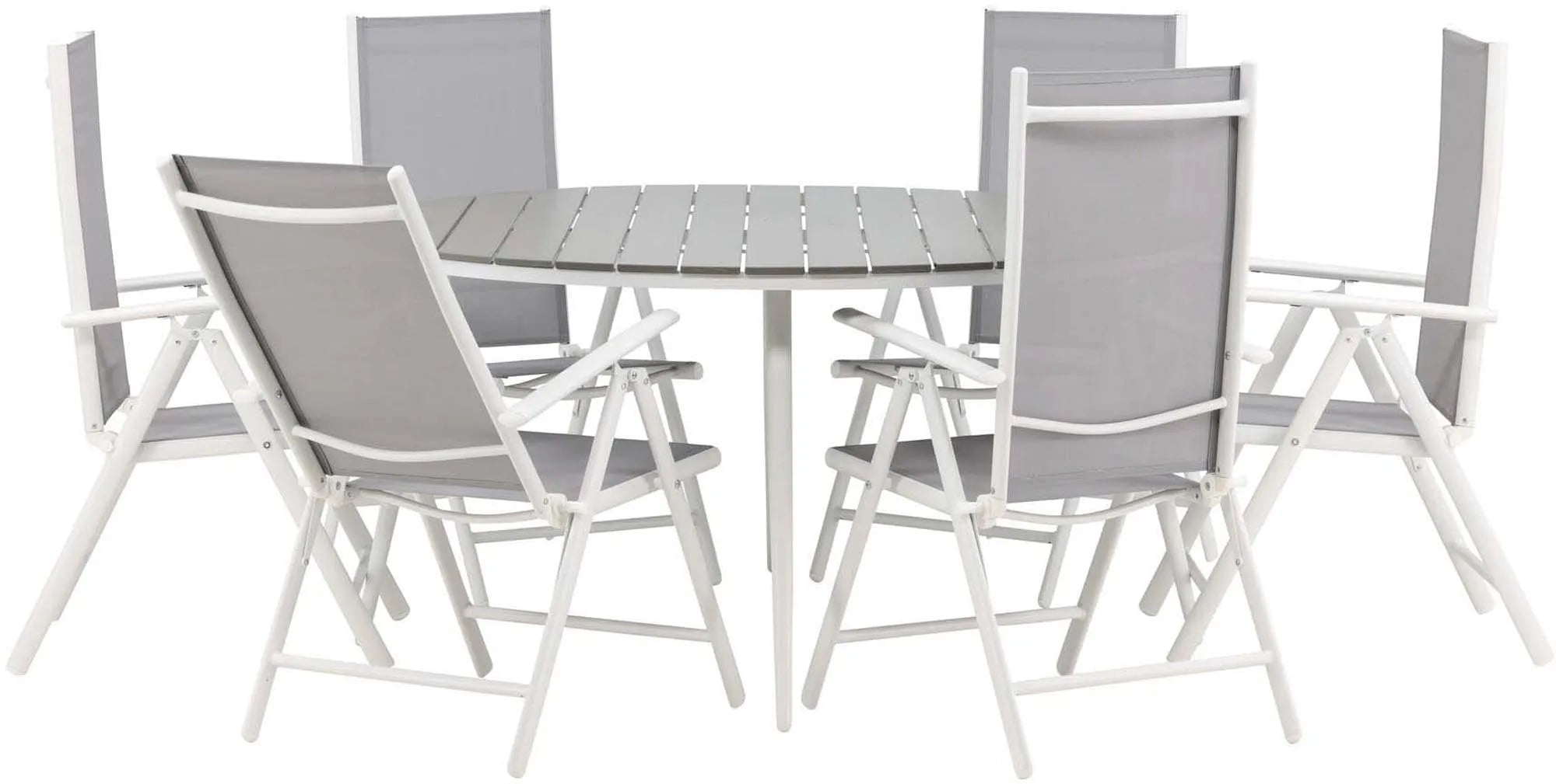 Break Outdoor-Tischset ⌀150cm/6St. - KAQTU Design