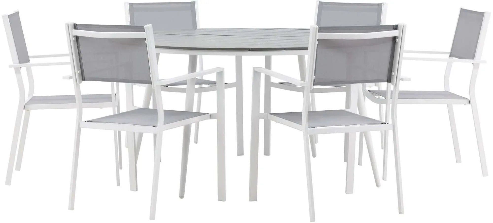 Break Outdoor-Tischset + Copacabana ⌀150cm/6St. - KAQTU Design