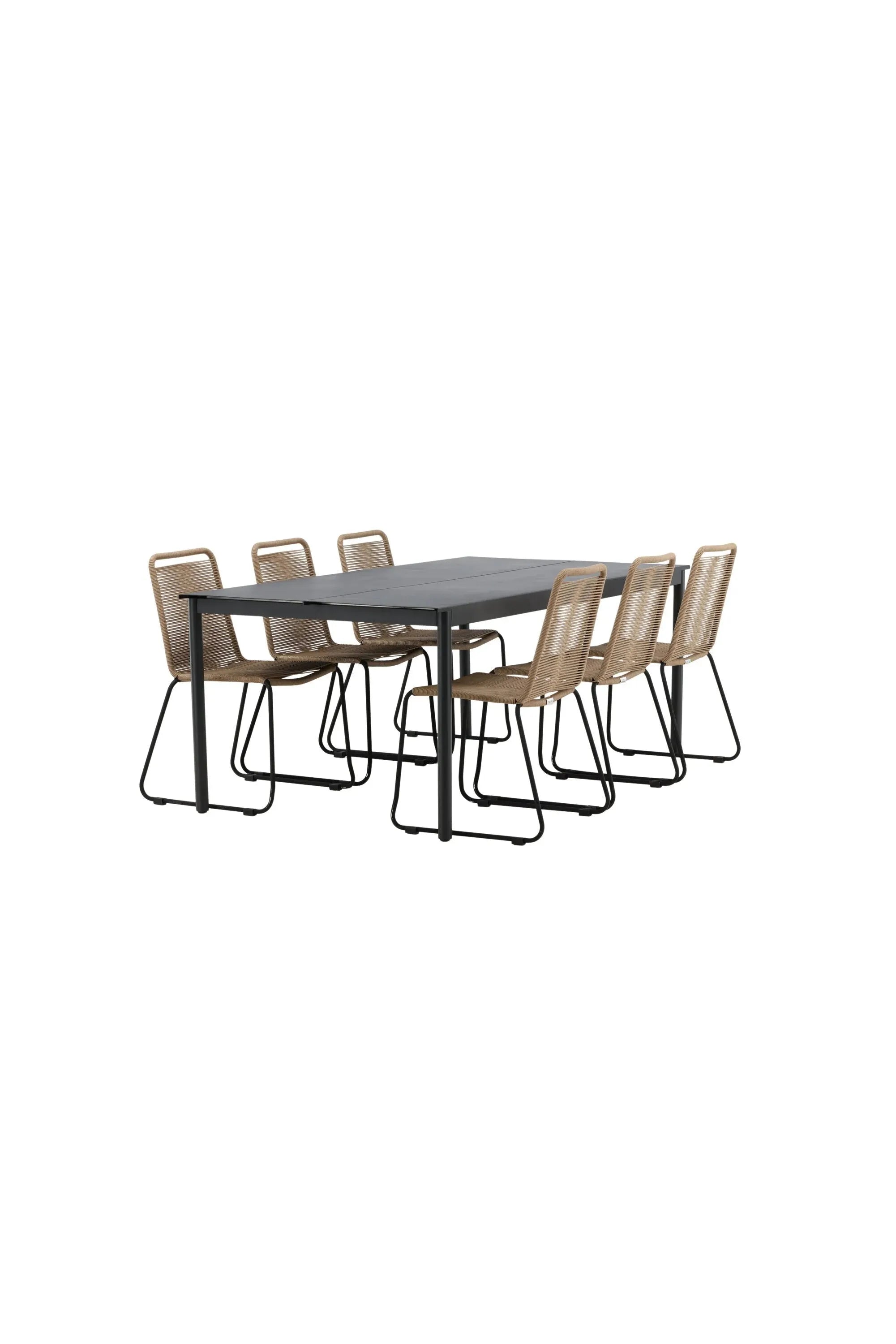 Modena Esszimmer Set in Schwarz präsentiert im Onlineshop von KAQTU Design AG. Esszimmerset ist von Venture Home