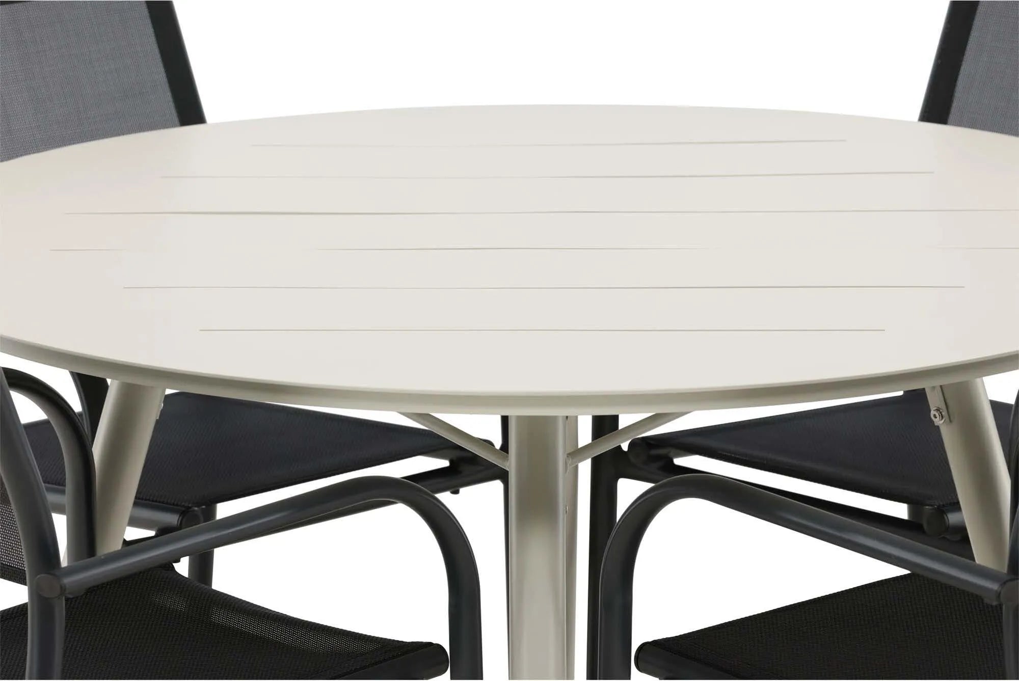 Lina Outdoor-Tischset + Santorini ⌀120cm/4St. - KAQTU Design