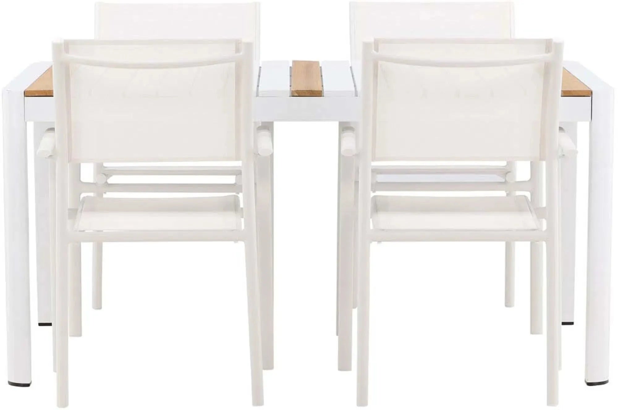 Togo Outdoor-Tischset + Santorini 150cm/4St. - KAQTU Design