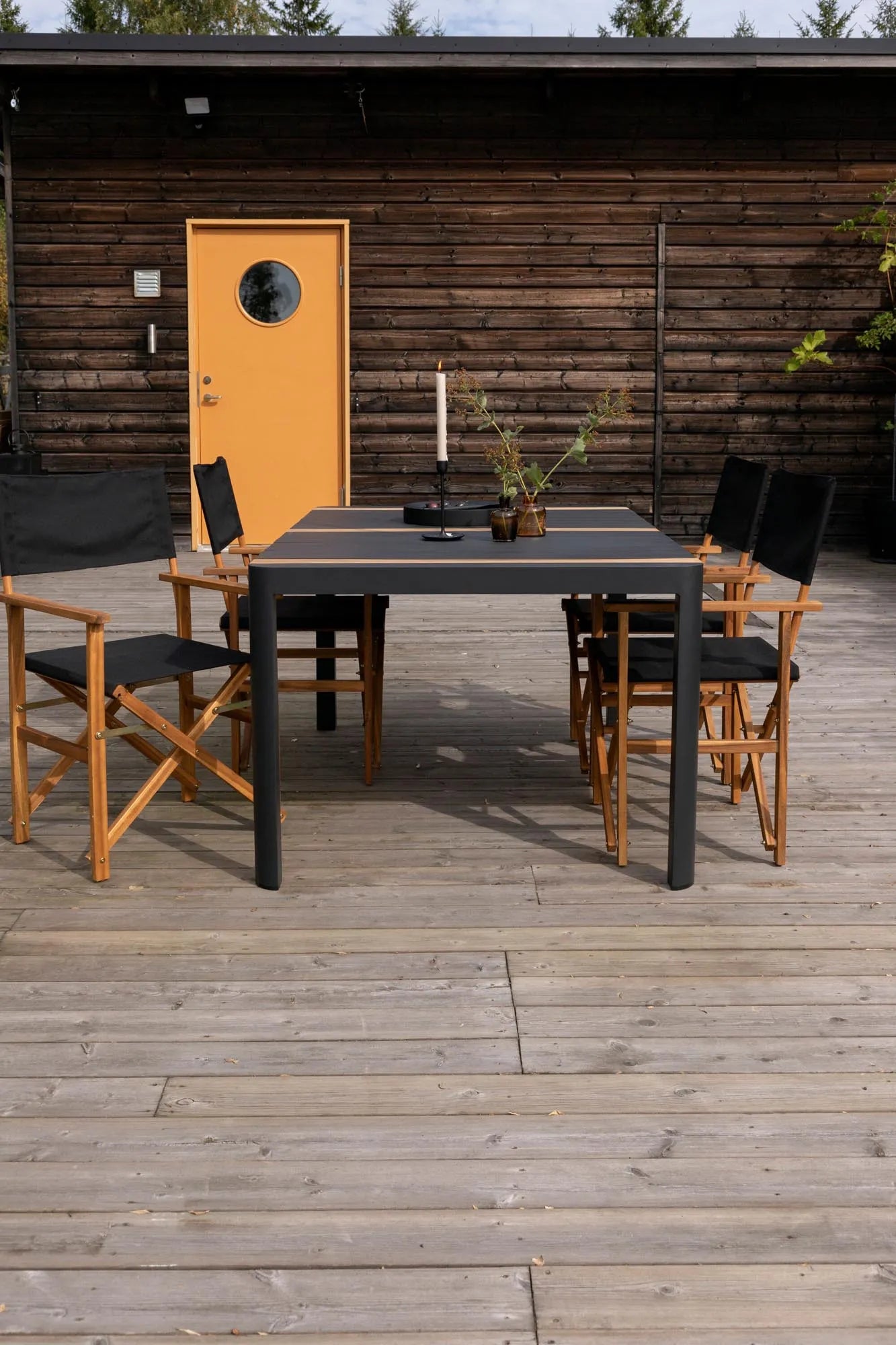 Togo Outdoor-Tischset + Marion 150cm/4St. - KAQTU Design