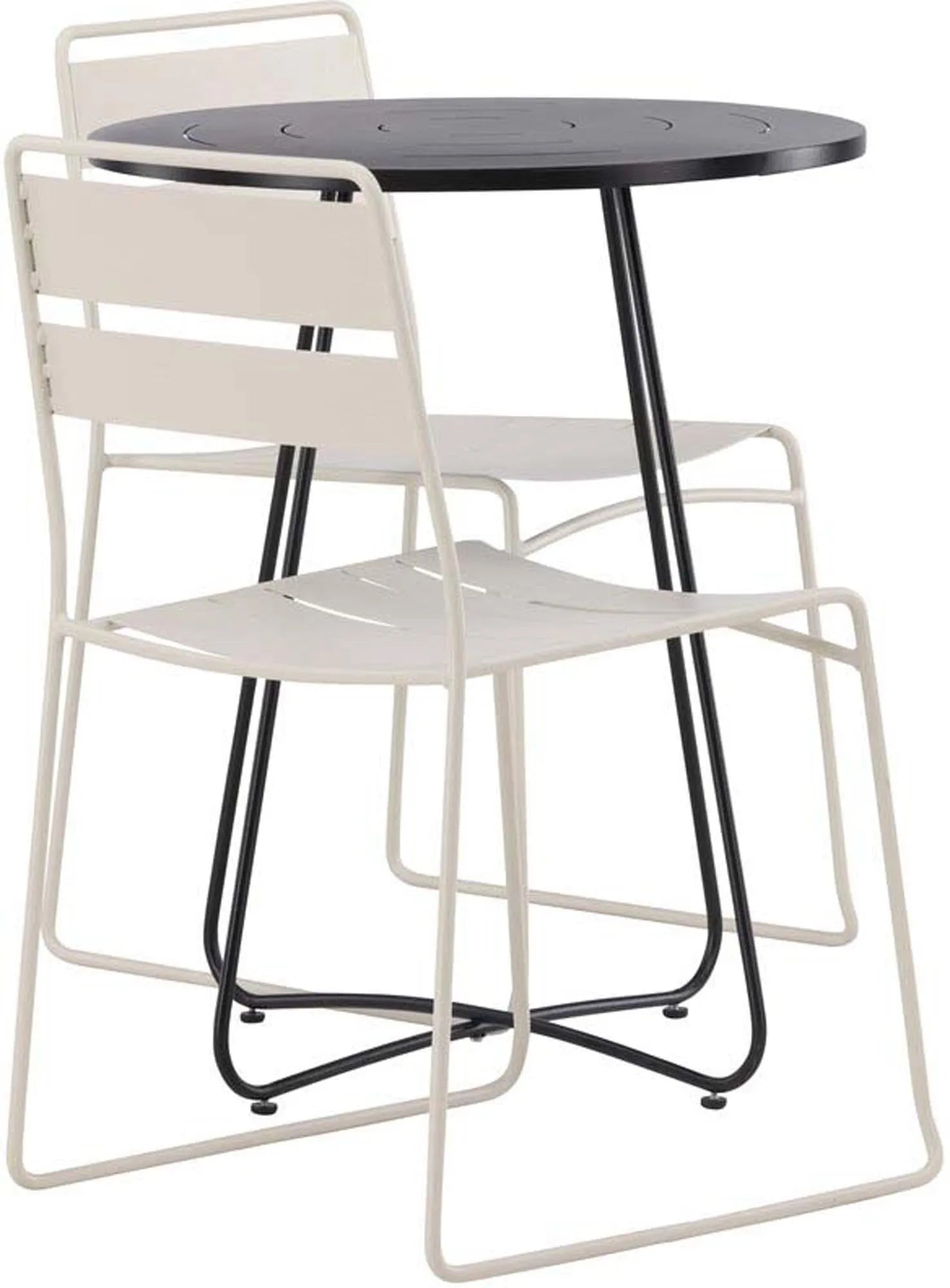 Bacong Outdoor-Tischset + Lina ⌀60cm/2St. - KAQTU Design