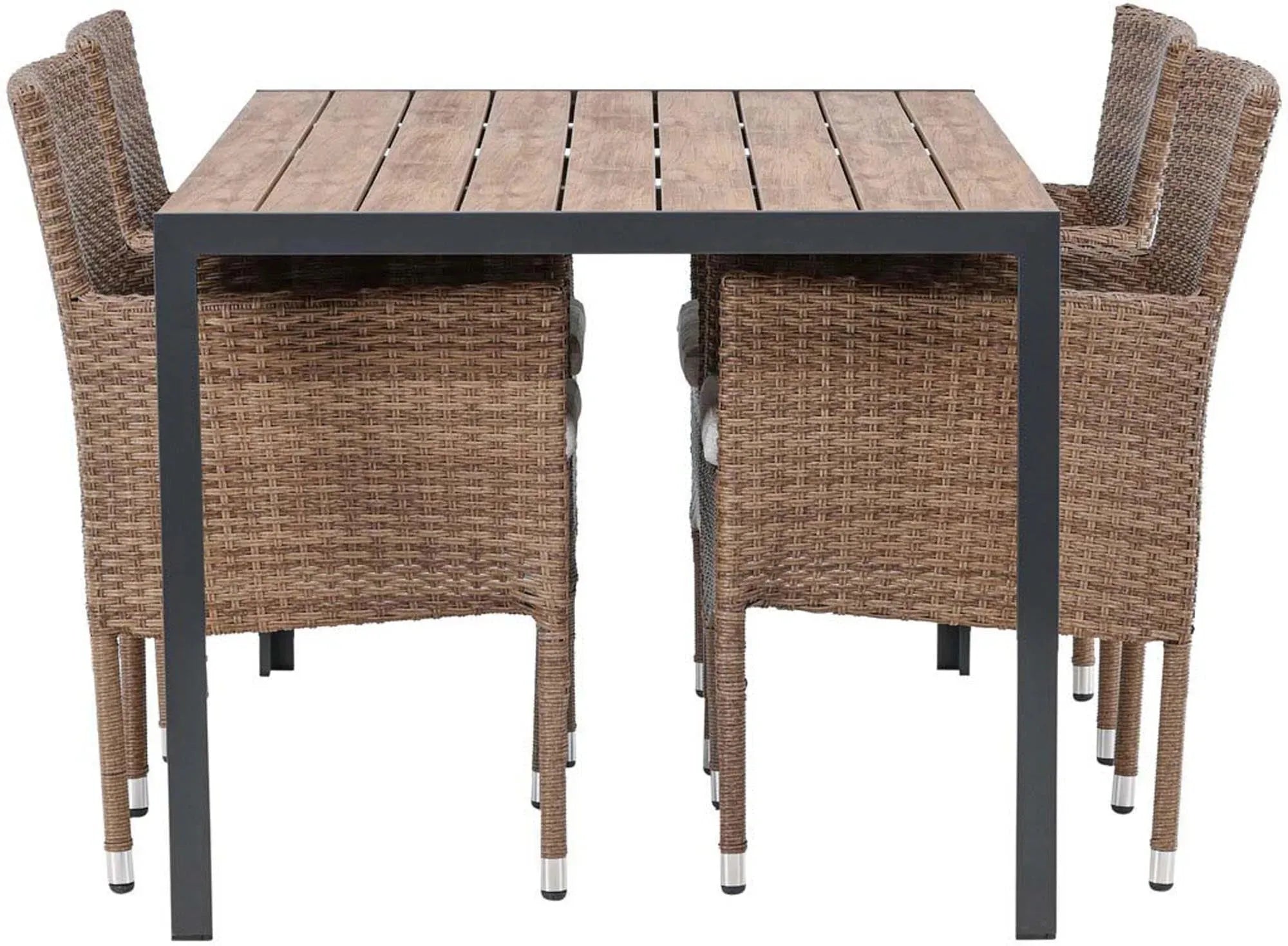 Break Outdoor-Tischset + Malina 150cm/4St., Gartentischset, KAQTU Design