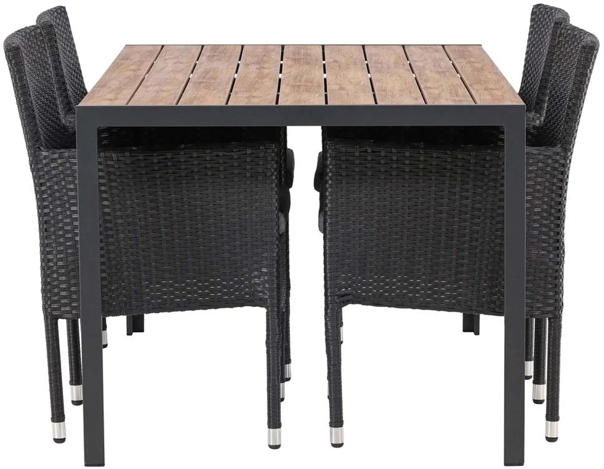 Break Outdoor-Tischset + Malina 150cm/4St., Gartentischset, KAQTU Design