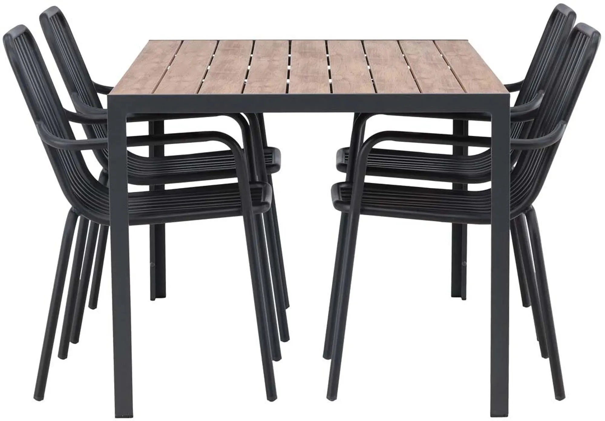 Break Outdoor-Tischset + Peking 150cm/4St. - KAQTU Design