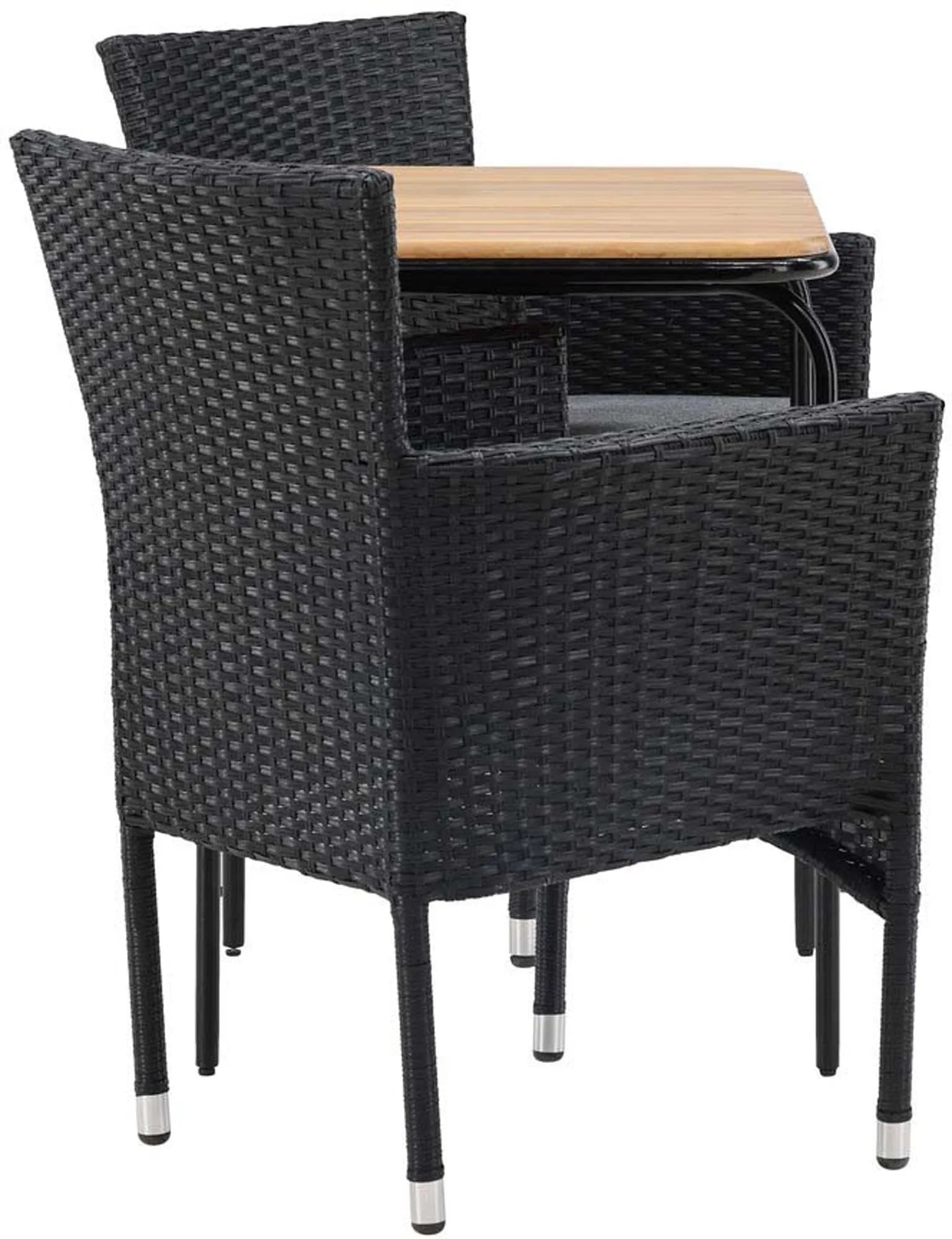 Holmbeck Outdoor-Tischset Malina 70cm/2St. in Schwarz präsentiert im Onlineshop von KAQTU Design AG. Gartentischset ist von Venture Home